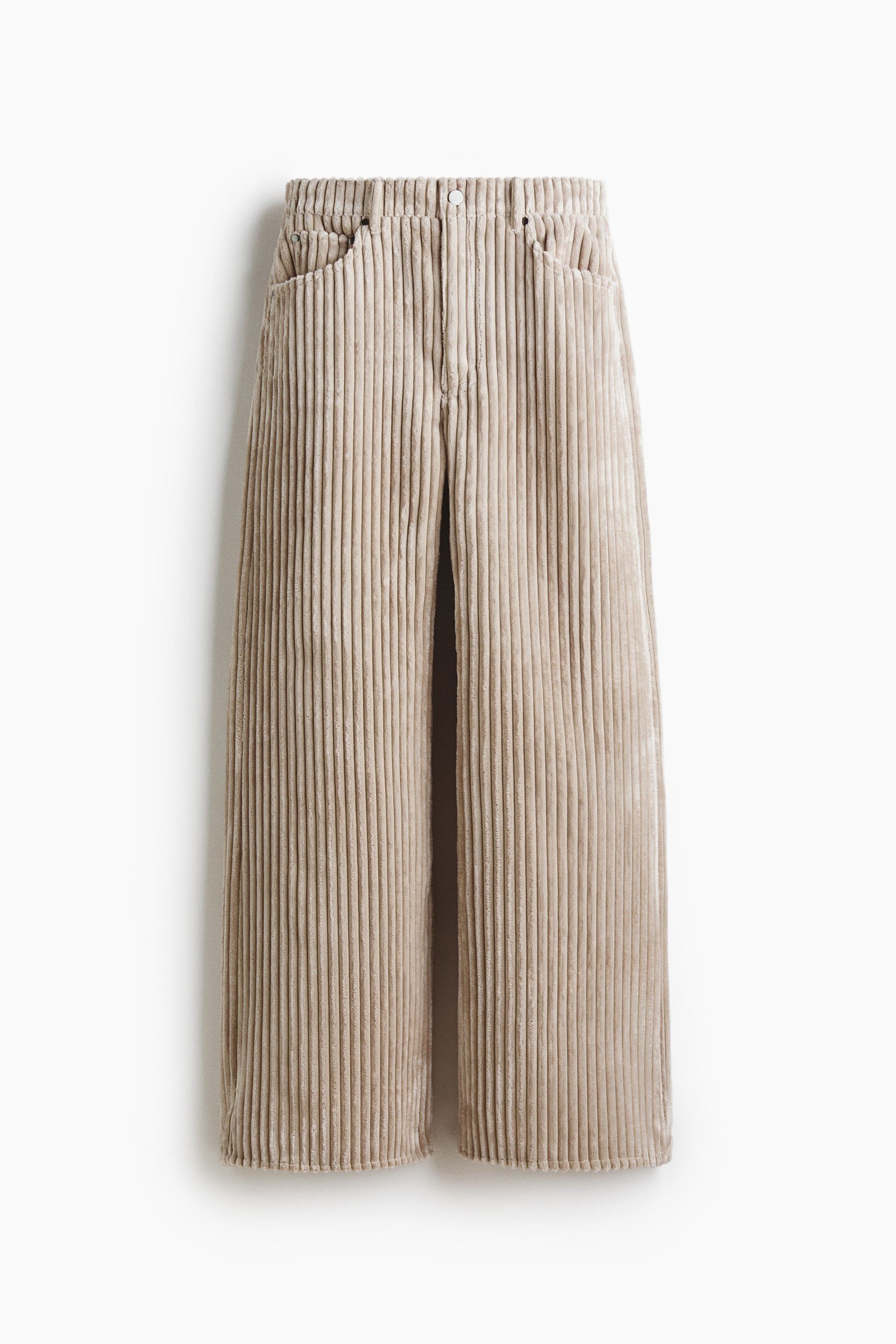 Agrandir l'image: Pantalon bootcut en velours côtelé - Beige - FEMME | H&M FR 6