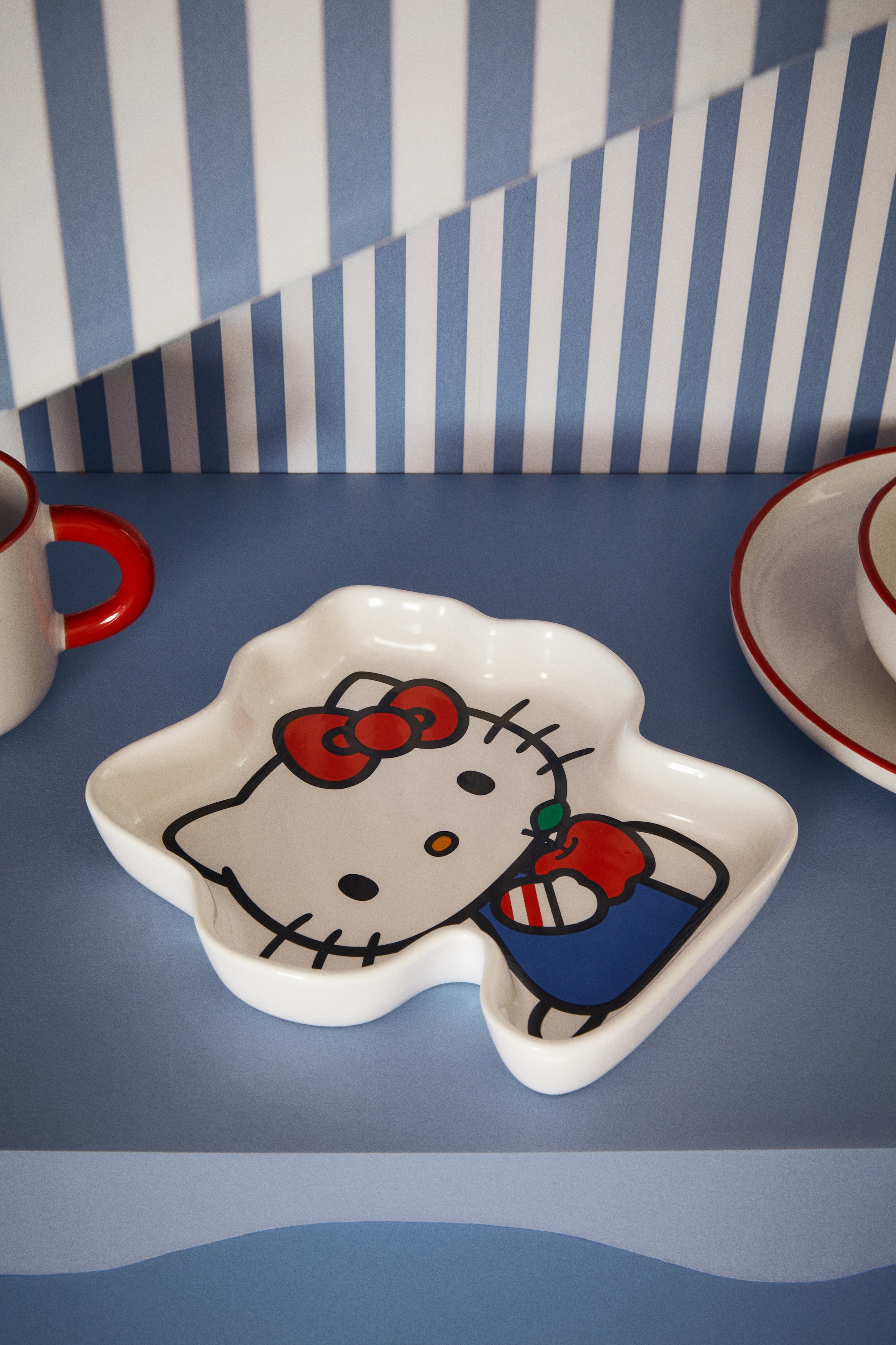Children's Stoneware Plate - White/Hello Kitty - Home All | H&M US
