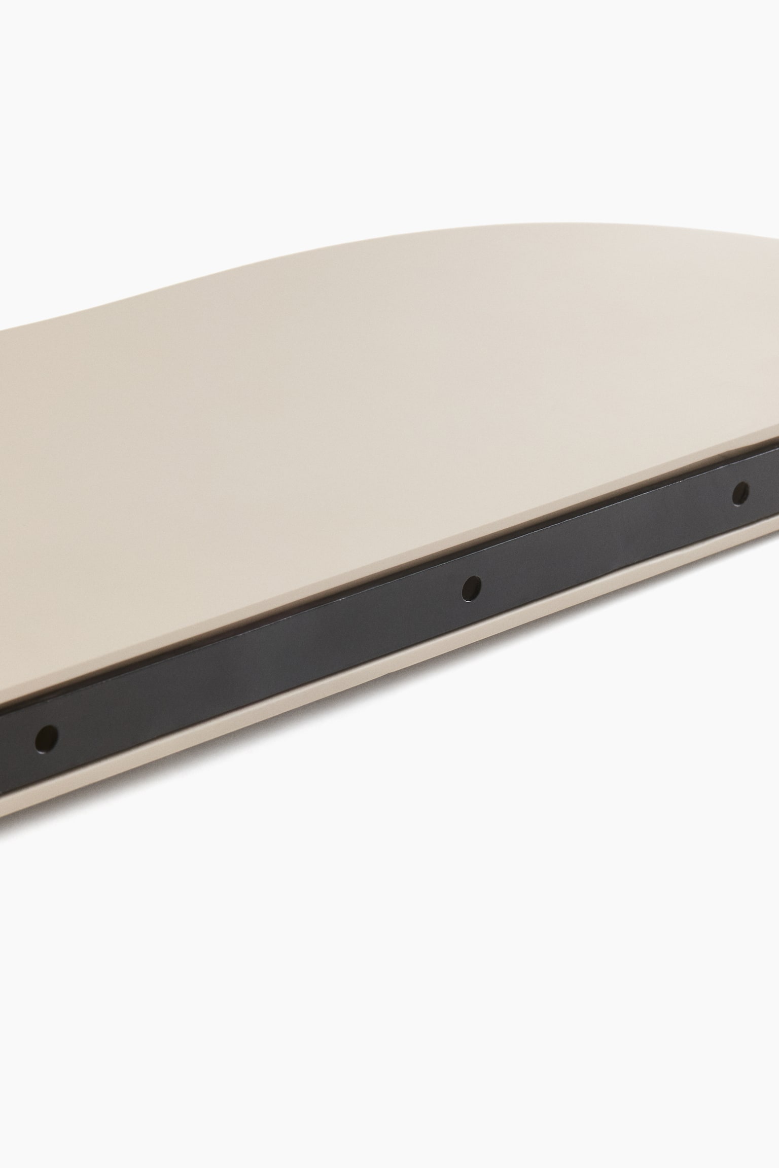 Wooden wall shelf - Light beige/Dark brown - 3