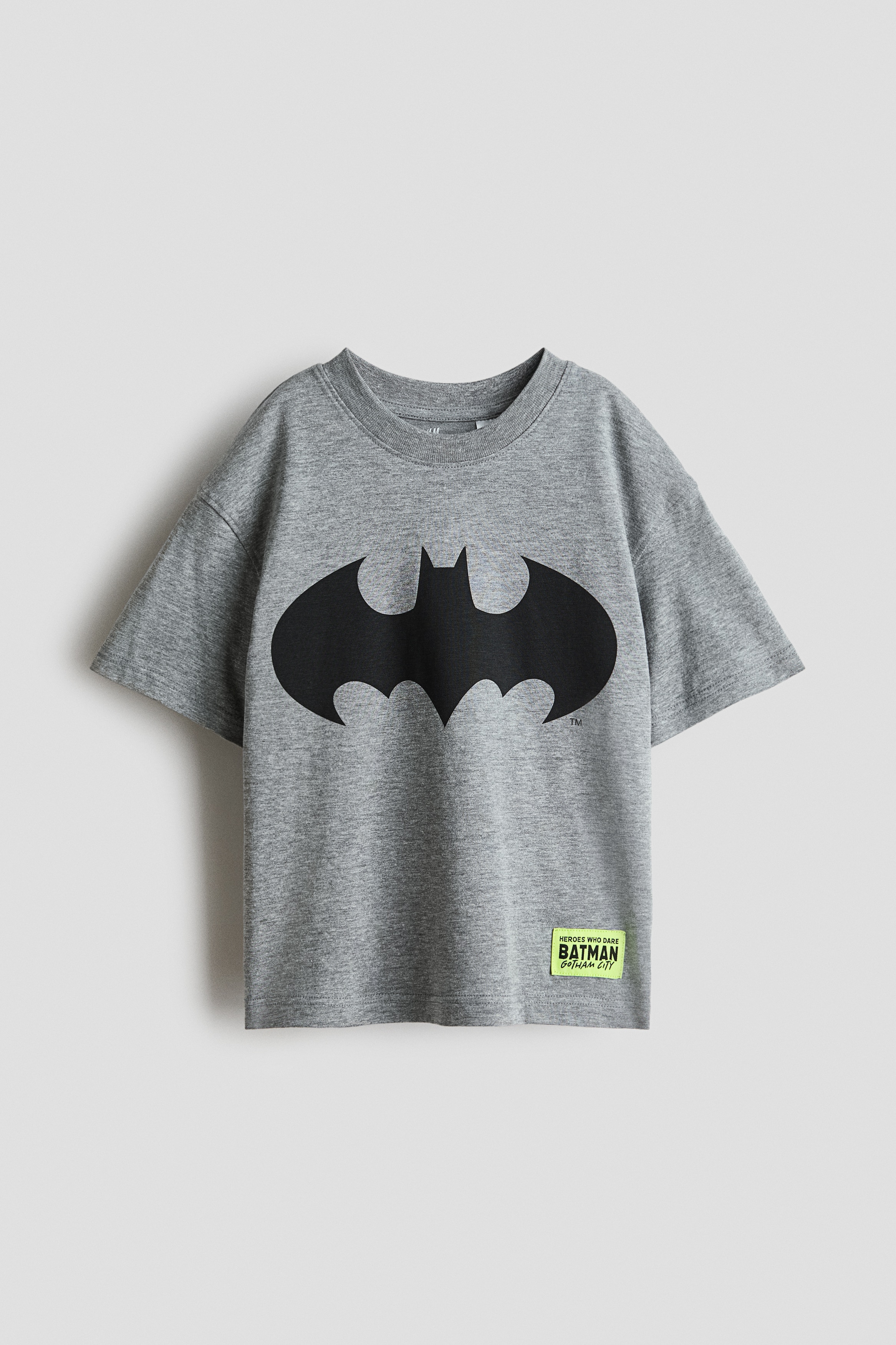 Gray melange/Batman Oversized Printed T-Shirt for kids | H&M CA
