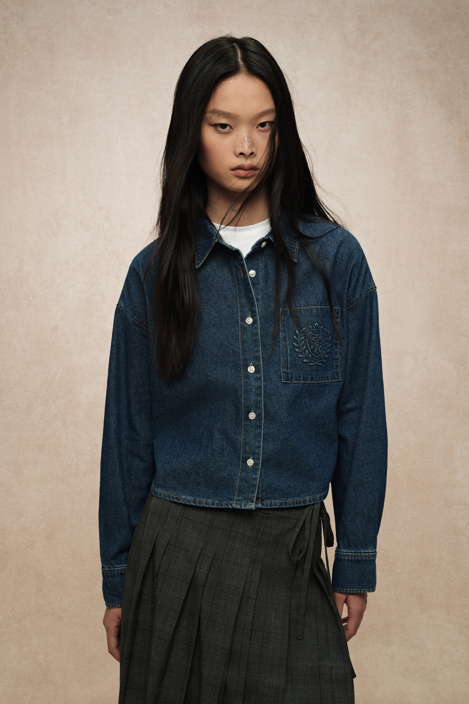 丹寧襯衫 - 丹寧藍 - 4