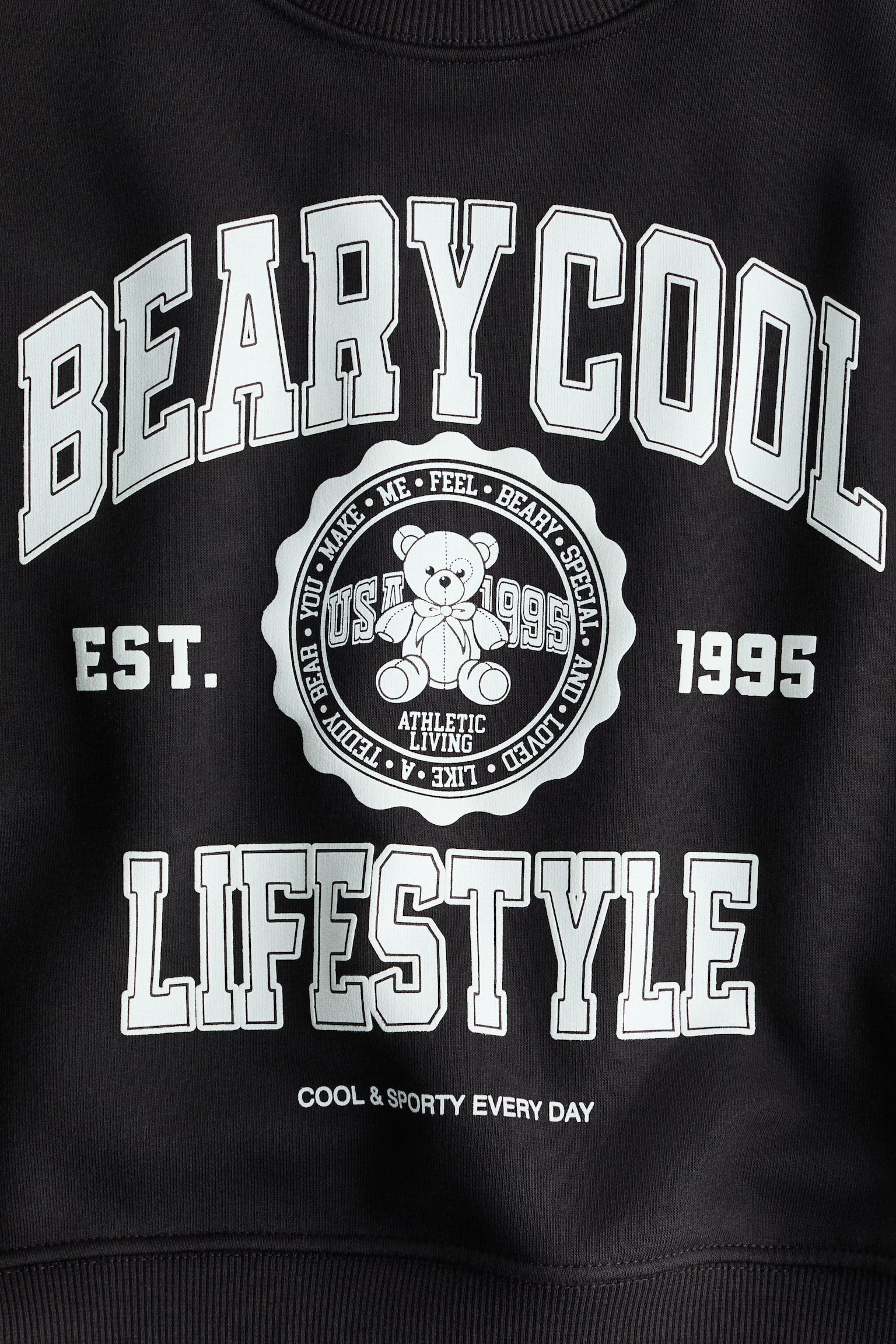 Bluza z motywami - Ciemnobrązowy/Beary Cool/Sprana czerń/Gwiazda/Biały/Kokardy/Jasnoróżowy/Amour Paris/Jasnobrązowy/SoHo - 2