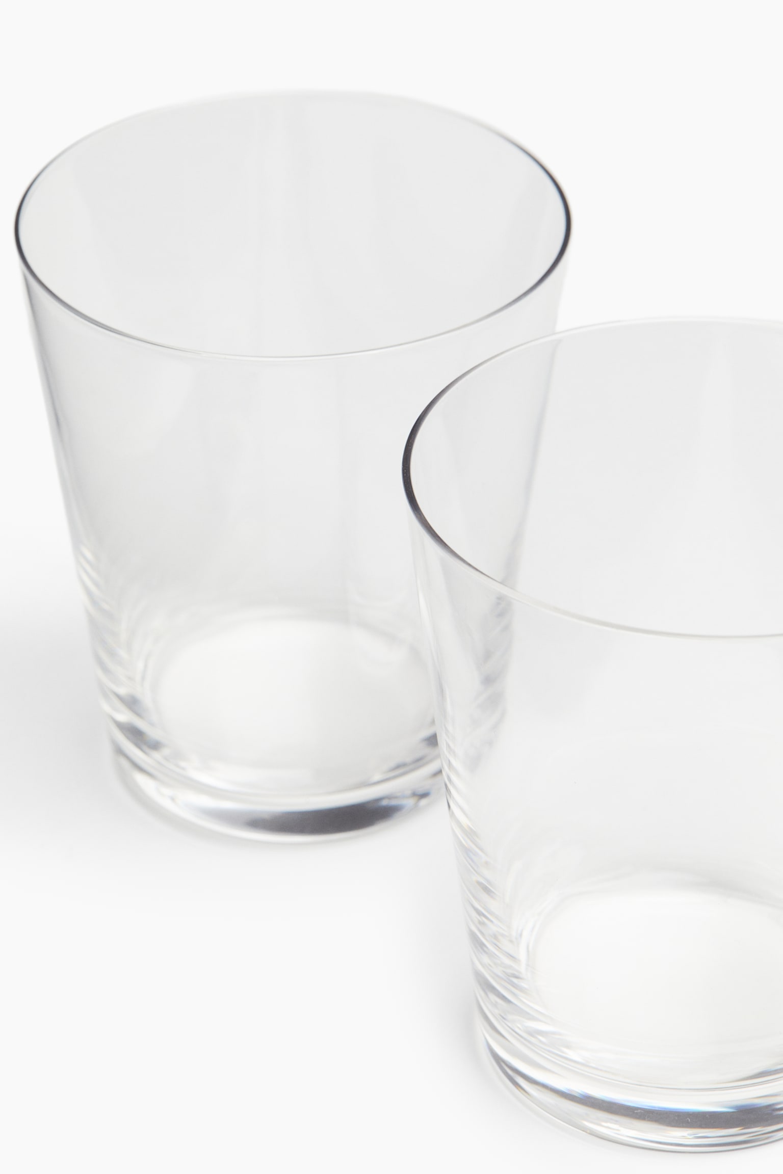 2-pack glass tumblers - Transparent - 3