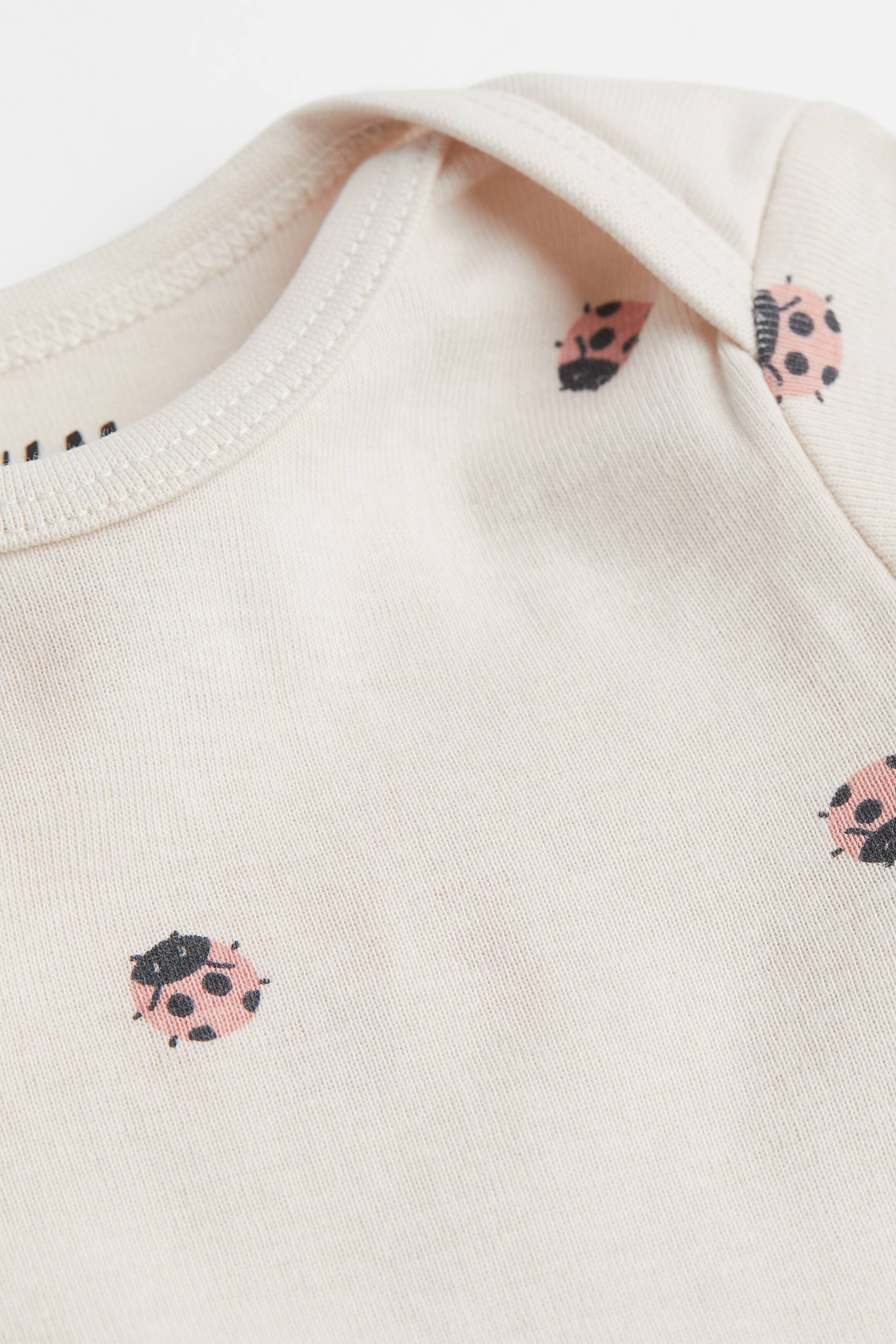 Visualizza immagine più grande: Body in jersey - Beige chiaro/coccinelle - BAMBINO | H&M IT 2
