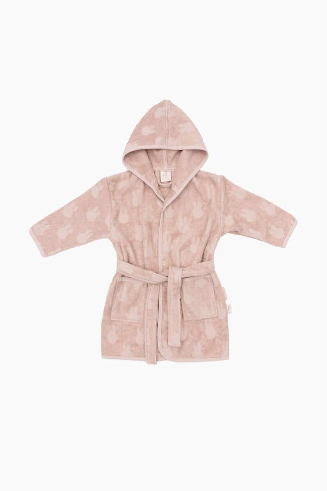 Terry Bathrobe 1-2 Years - Miffy - Wild Rose/Nougat/Olive Green/Sea Green - 1