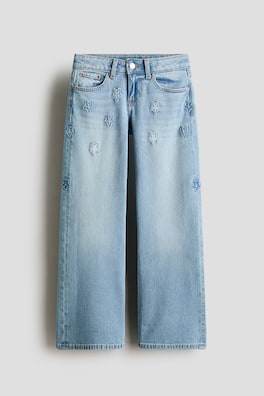 Wide Leg Low Jeans