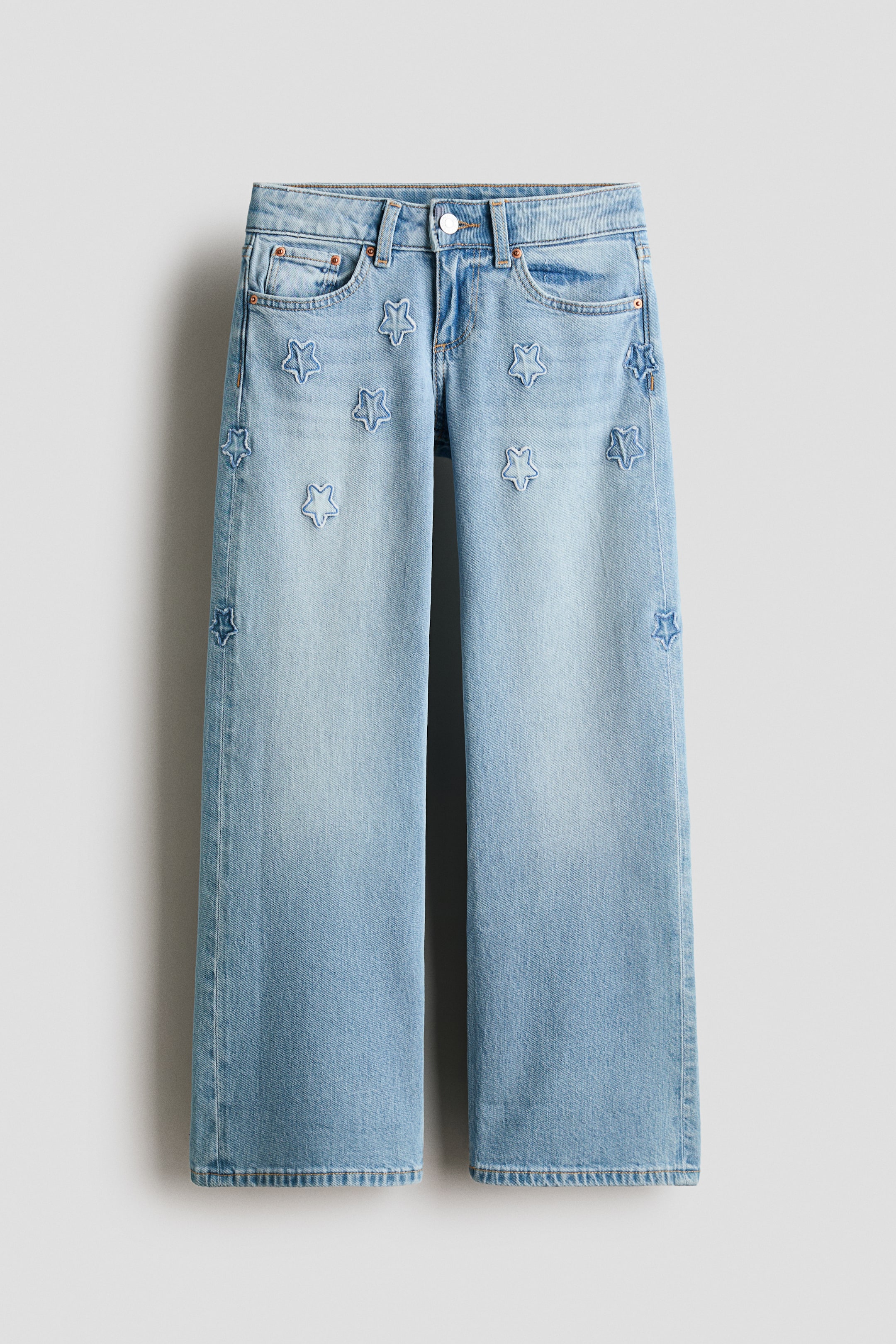 Wide-Leg Low Jeans