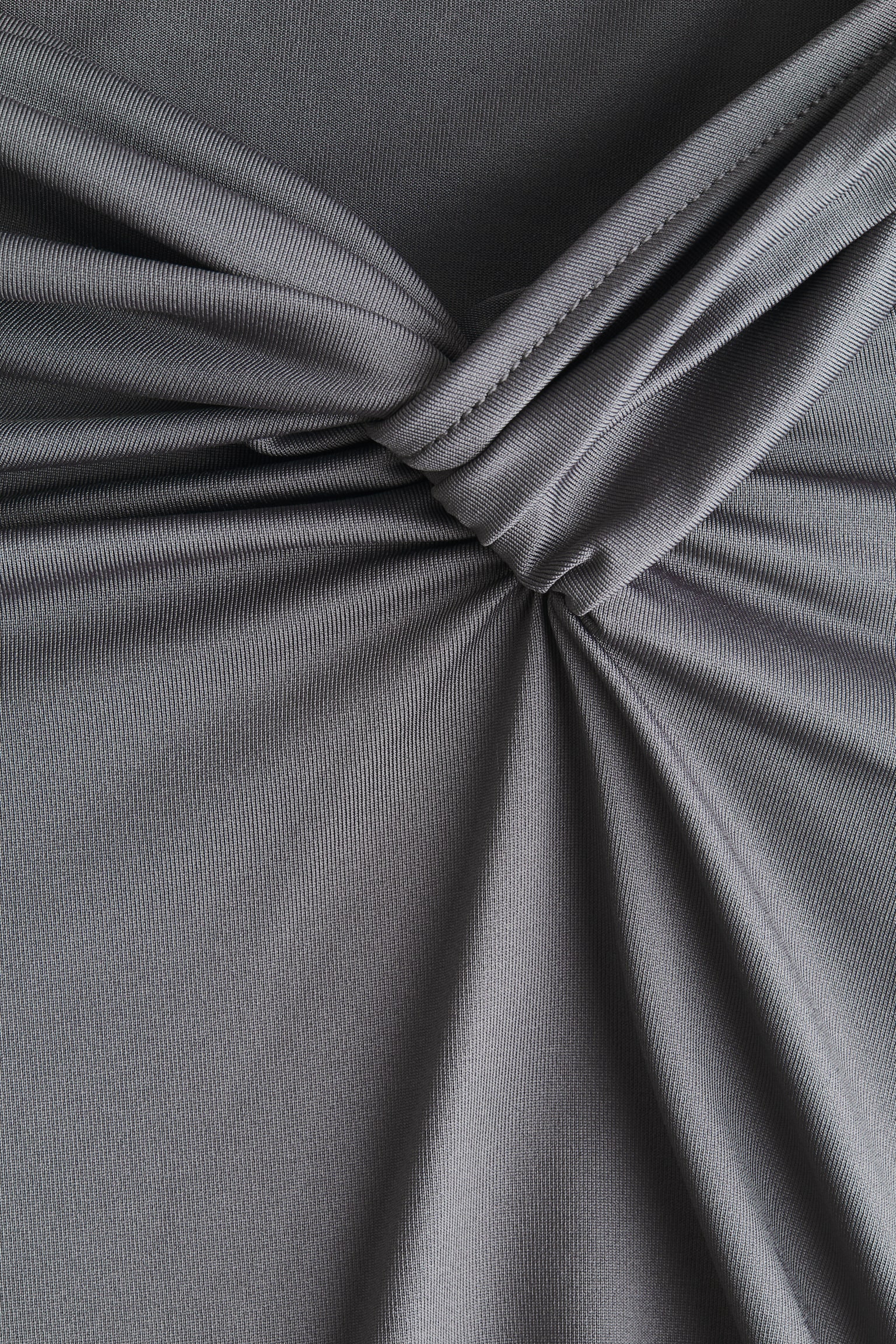 Top avec détail torsadé - Gris/Turquoise clair/Noir - 6