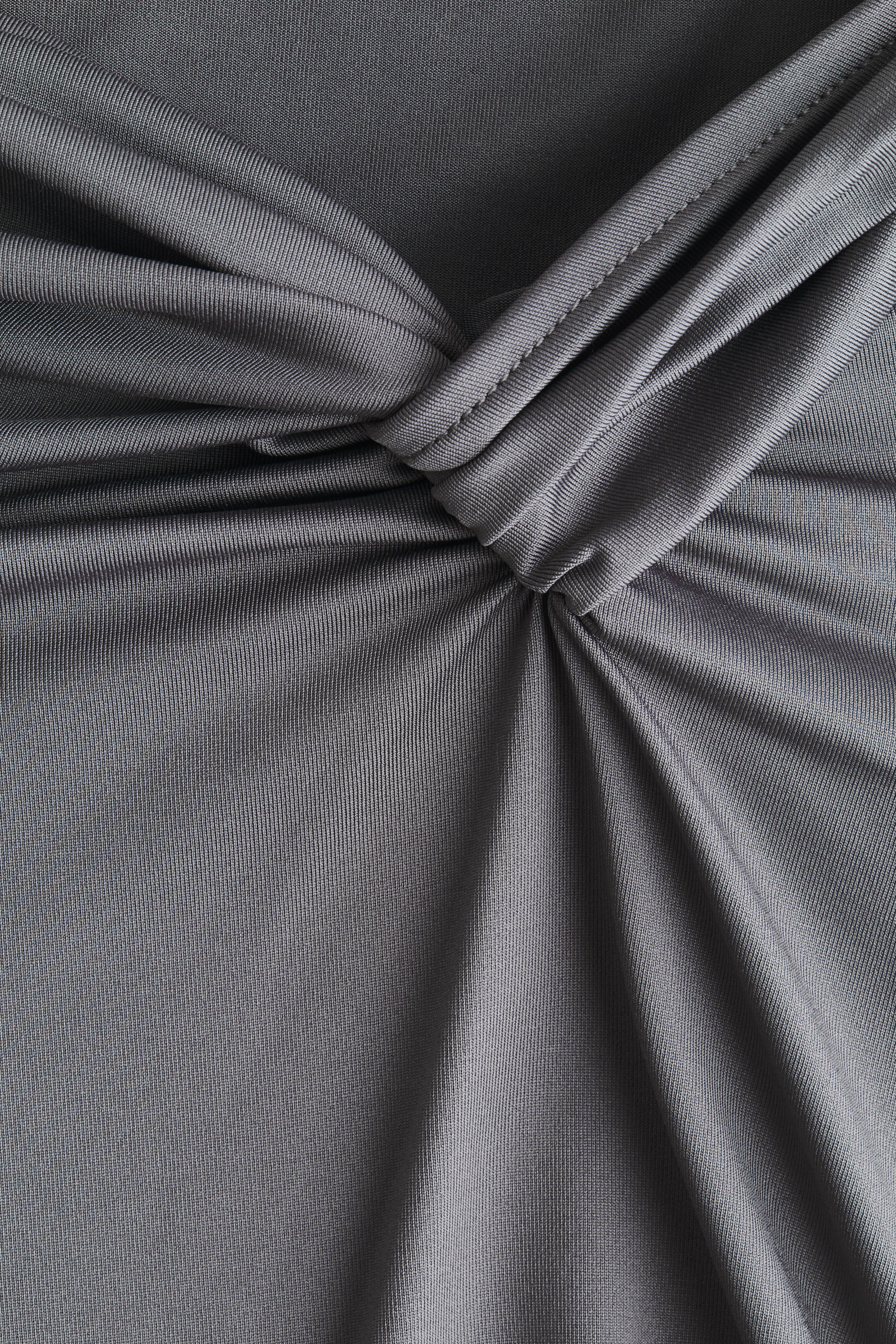 View larger image: Twist-Detail Top - Gray - Ladies | H&M CA 6