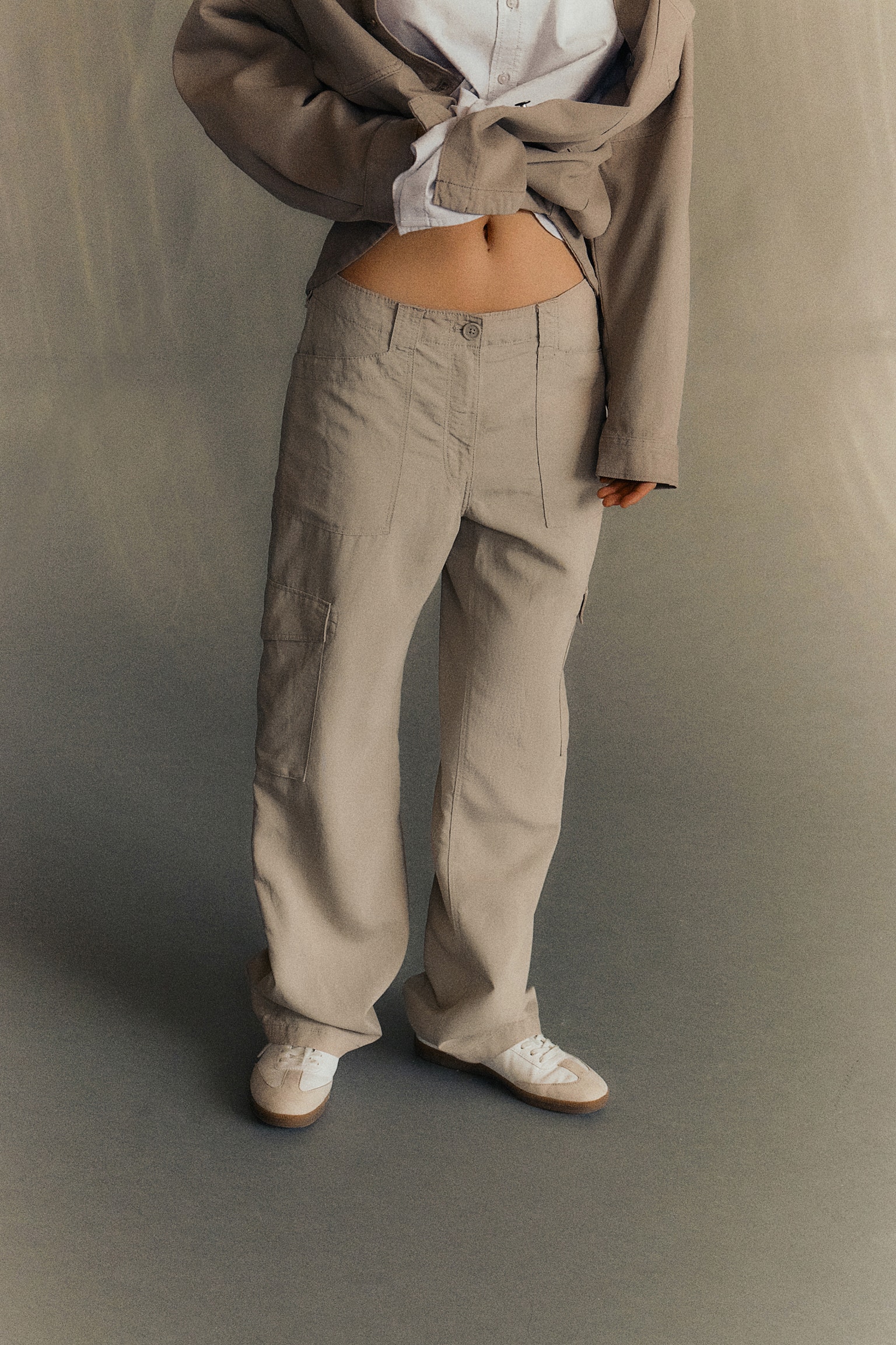 Cargo Pants - Beige - 5