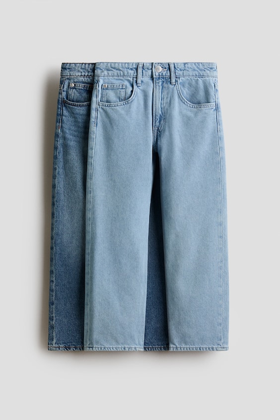 Детские джинсы H&M 2-pack Loose Fit Jeans