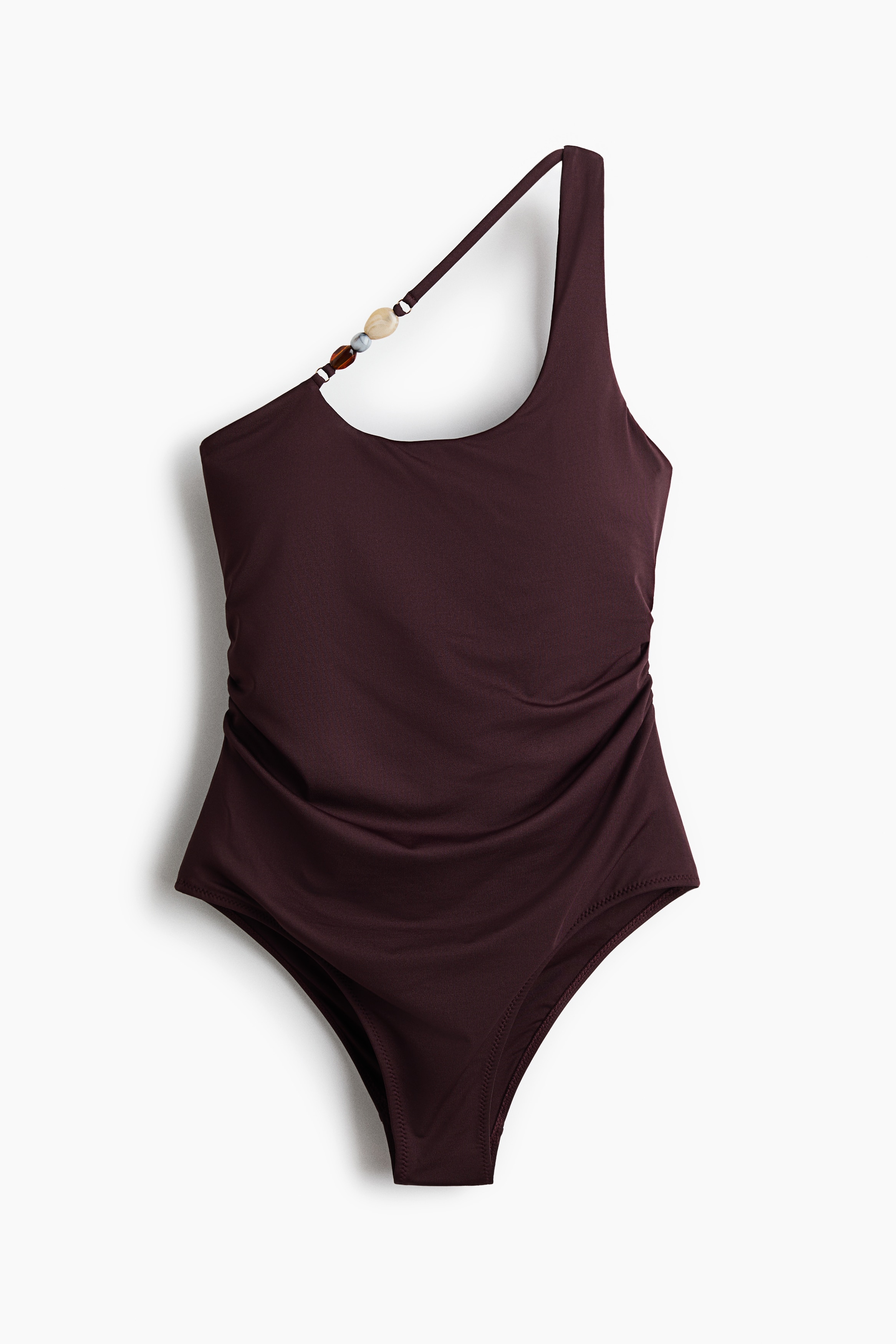 One-shoulderbadpak met cups met padding