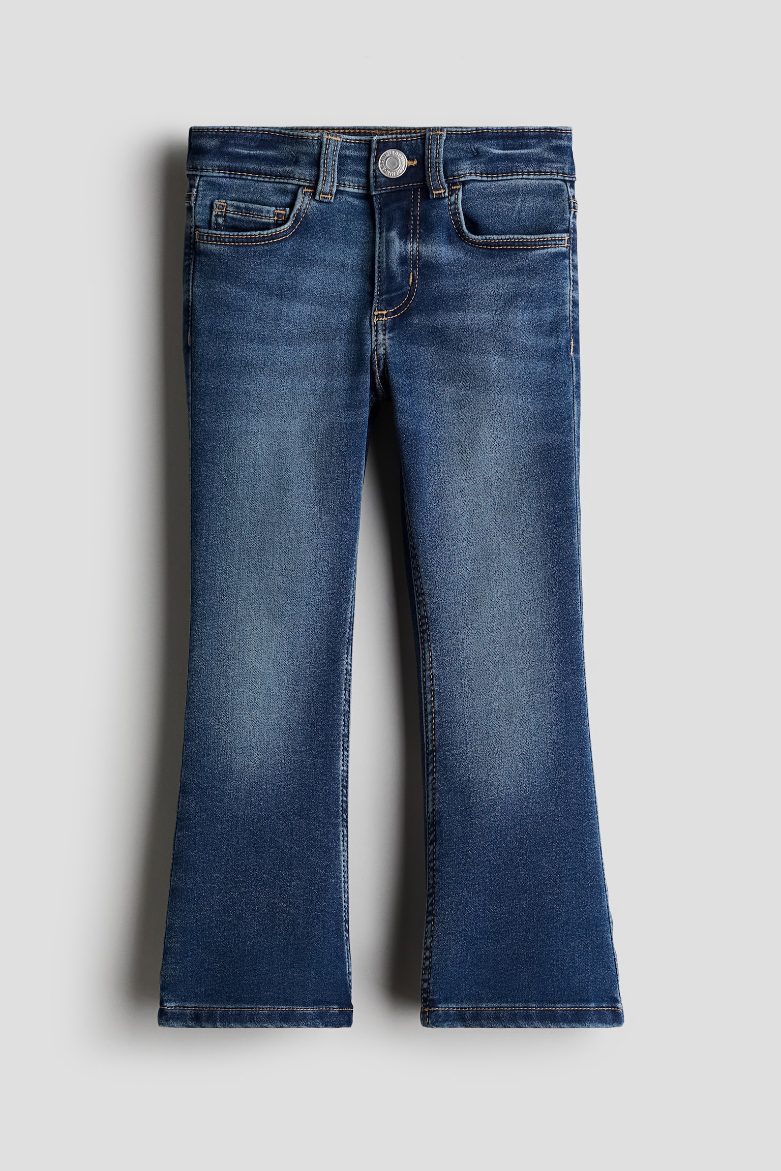 Super Soft Flared Leg Jeans - Denim blue/Denim blue/Light denim blue/Washed out black - 1