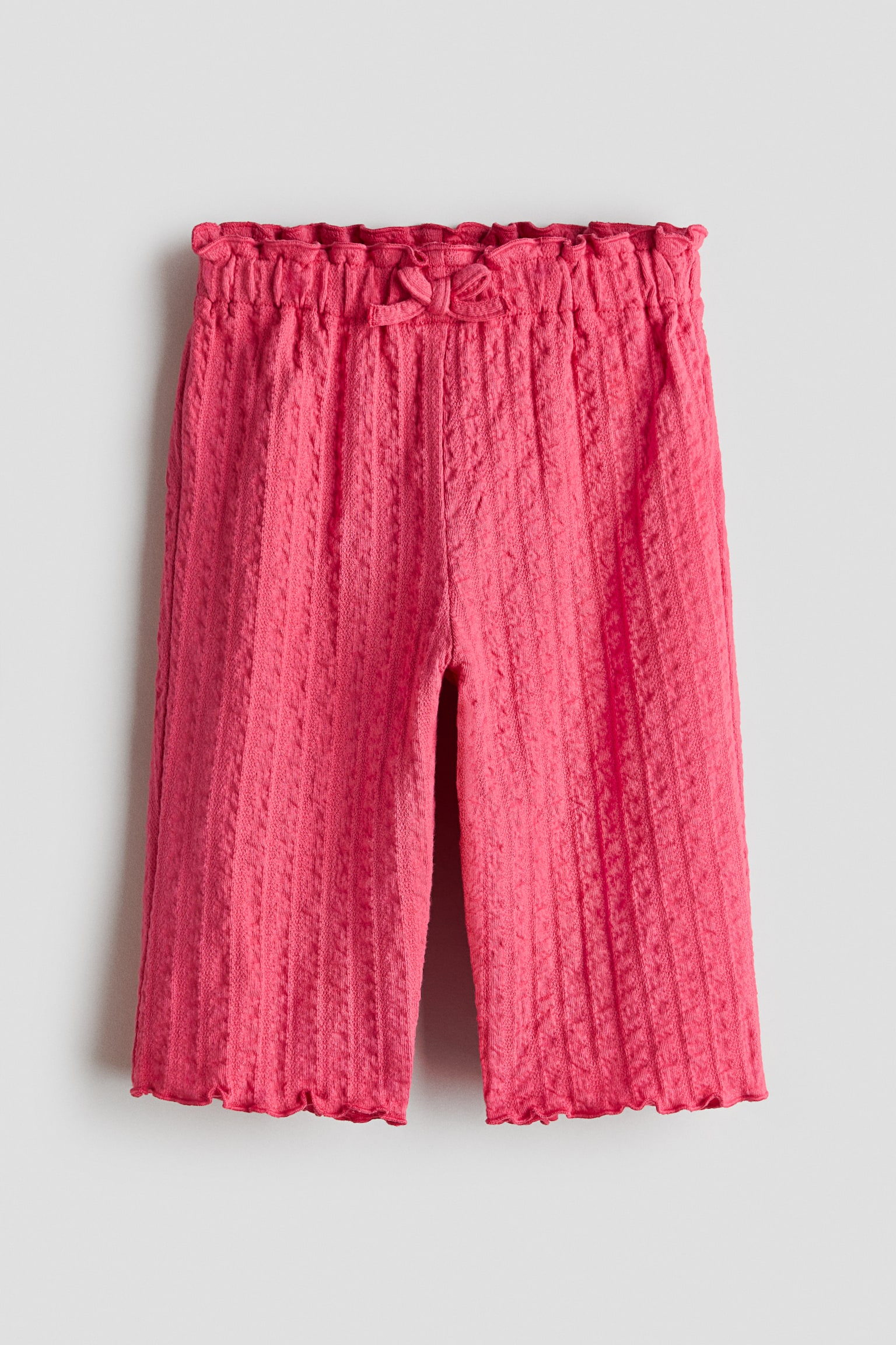 Pantaloni in jersey strutturato - Rosa lampone/Rosa/fragole/Bianco/fiori