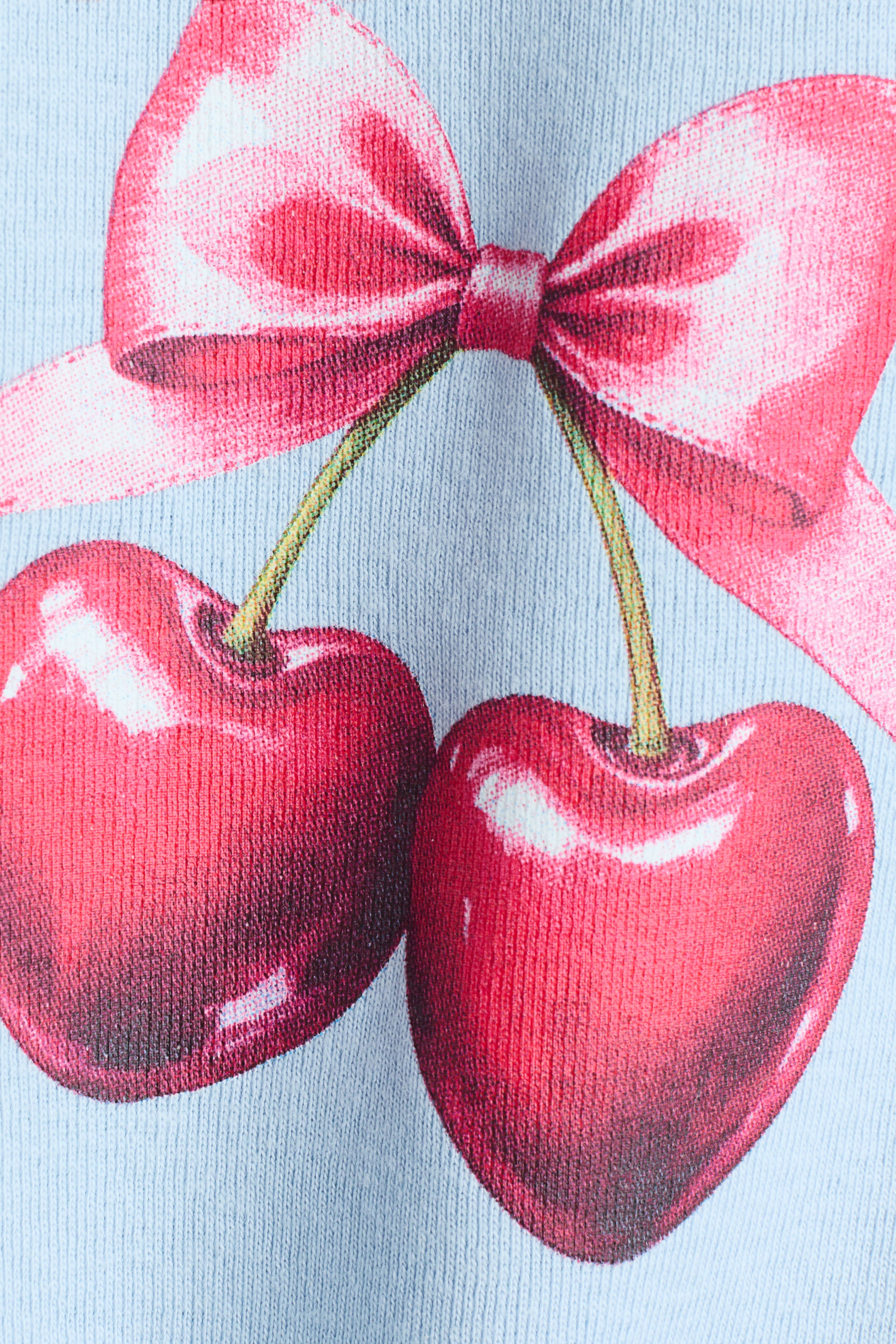 Cotton T-Shirt with Printed Motif