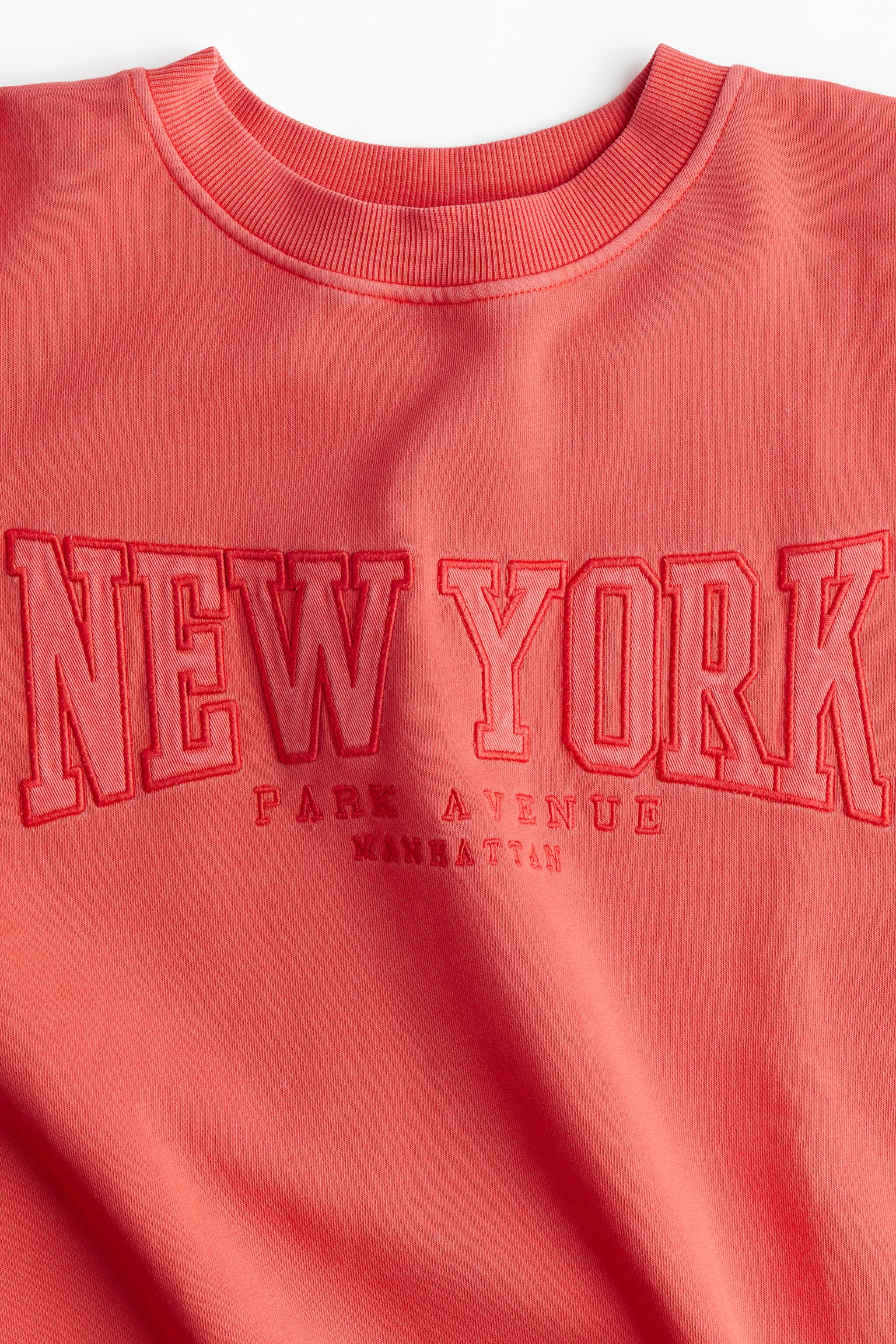 Printed sweatshirt - Red/New York/Grey marl/Simplicité/Light grey marl/Milano - 4