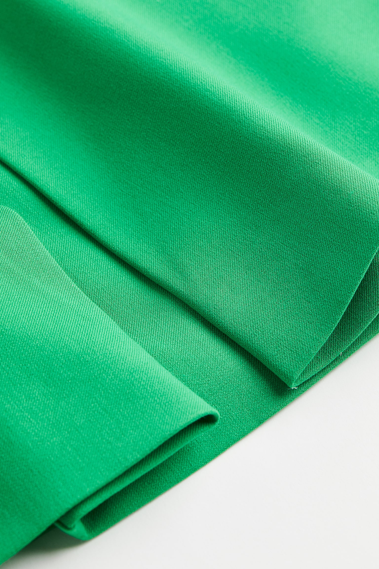 Pleat Detail Skirt - Green - 2