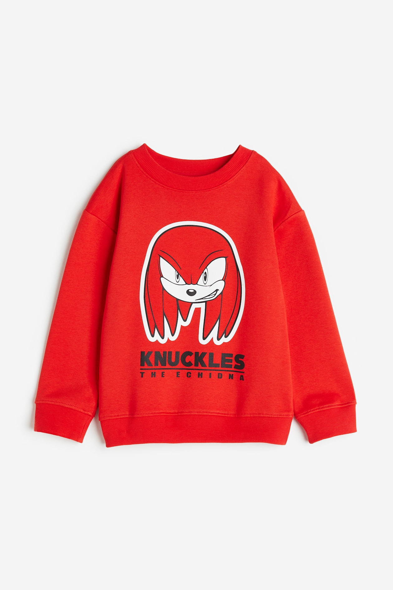 Printed sweatshirt Red/Sonic the Hedgehog Kids H&M IE