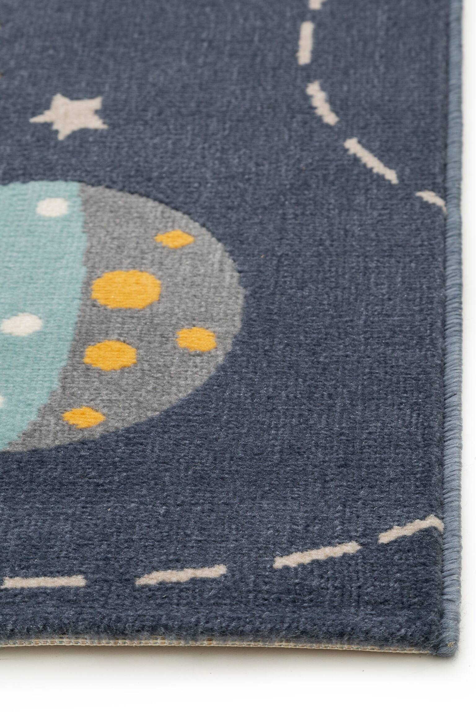 Kinderteppich Apollo-Blau - 4