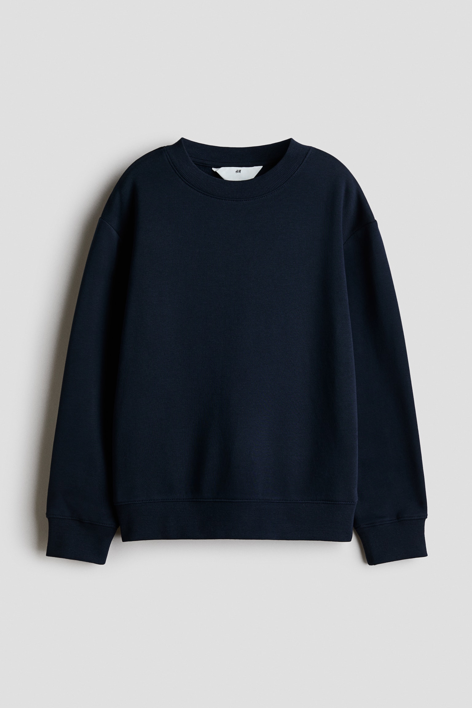 Brushed-inside sweatshirt - Navy blue/Black/Dark green