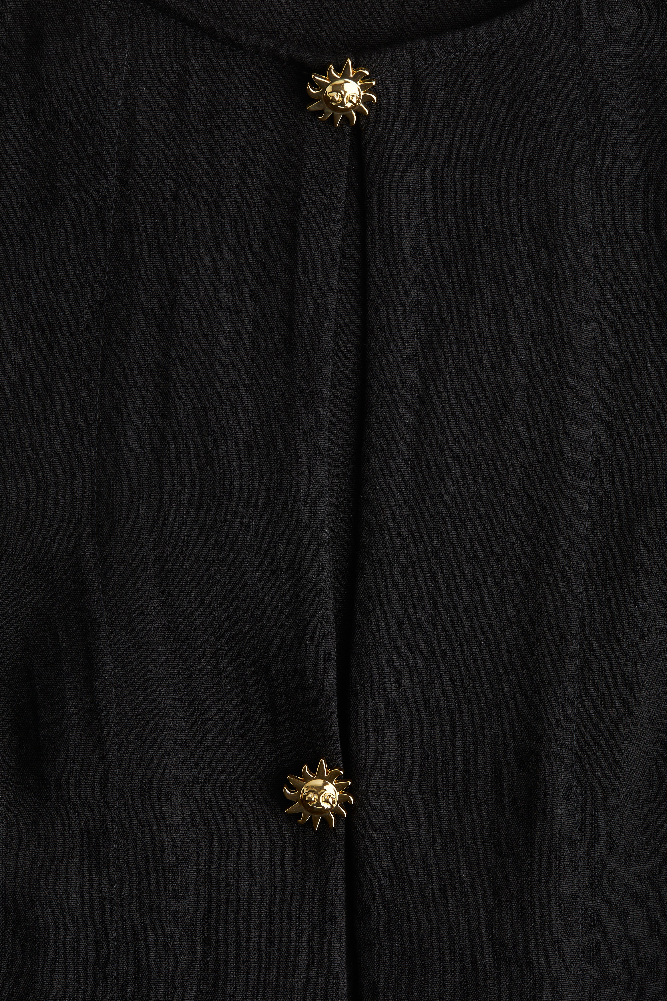 Long-sleeved midi dress
