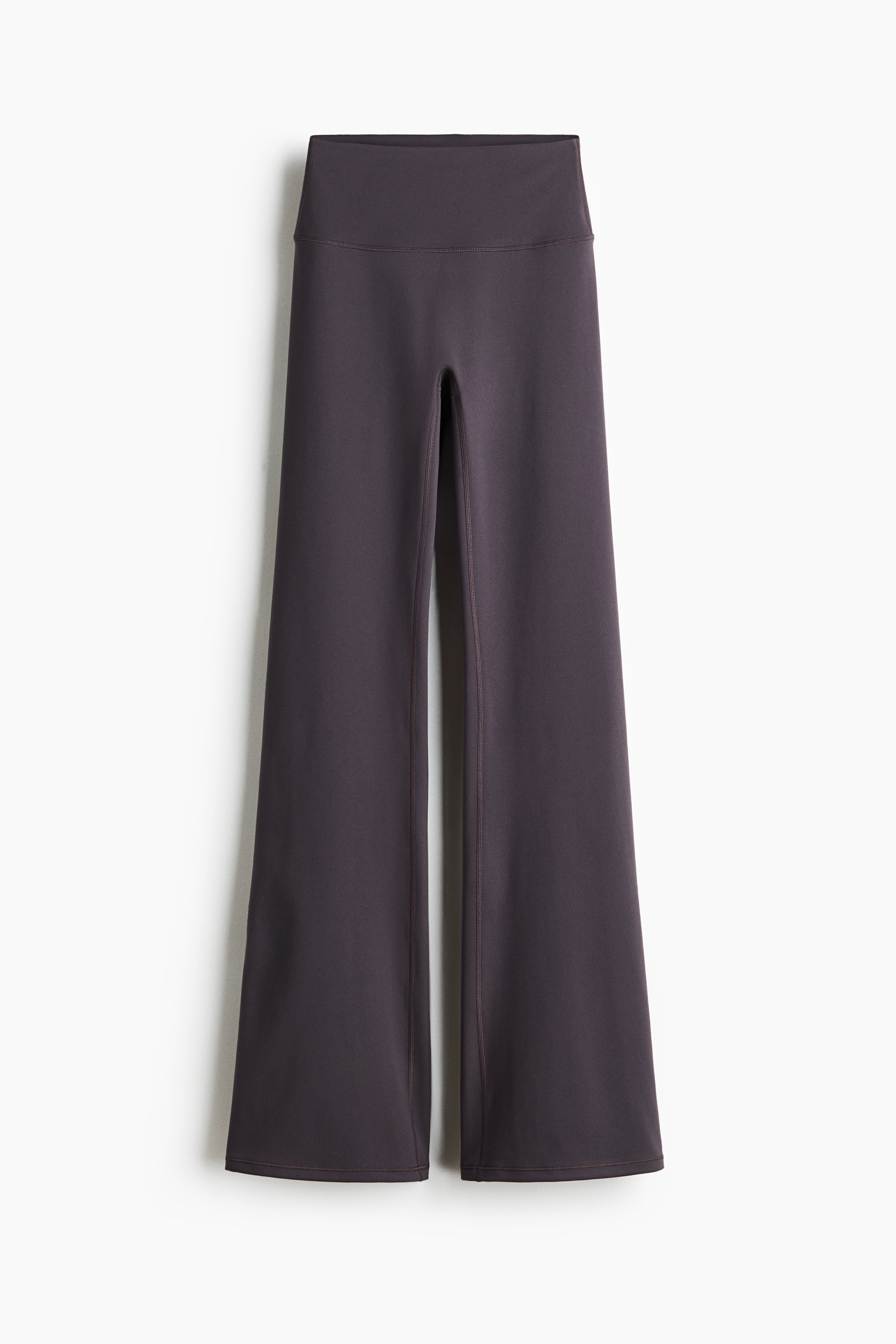 Flared Yoga leggings with SoftMove™ - Plum purple/Black/Dark grey/Warm brown/Olive green/Peachy beige/Pastel pink/Navy blue/Antique rose