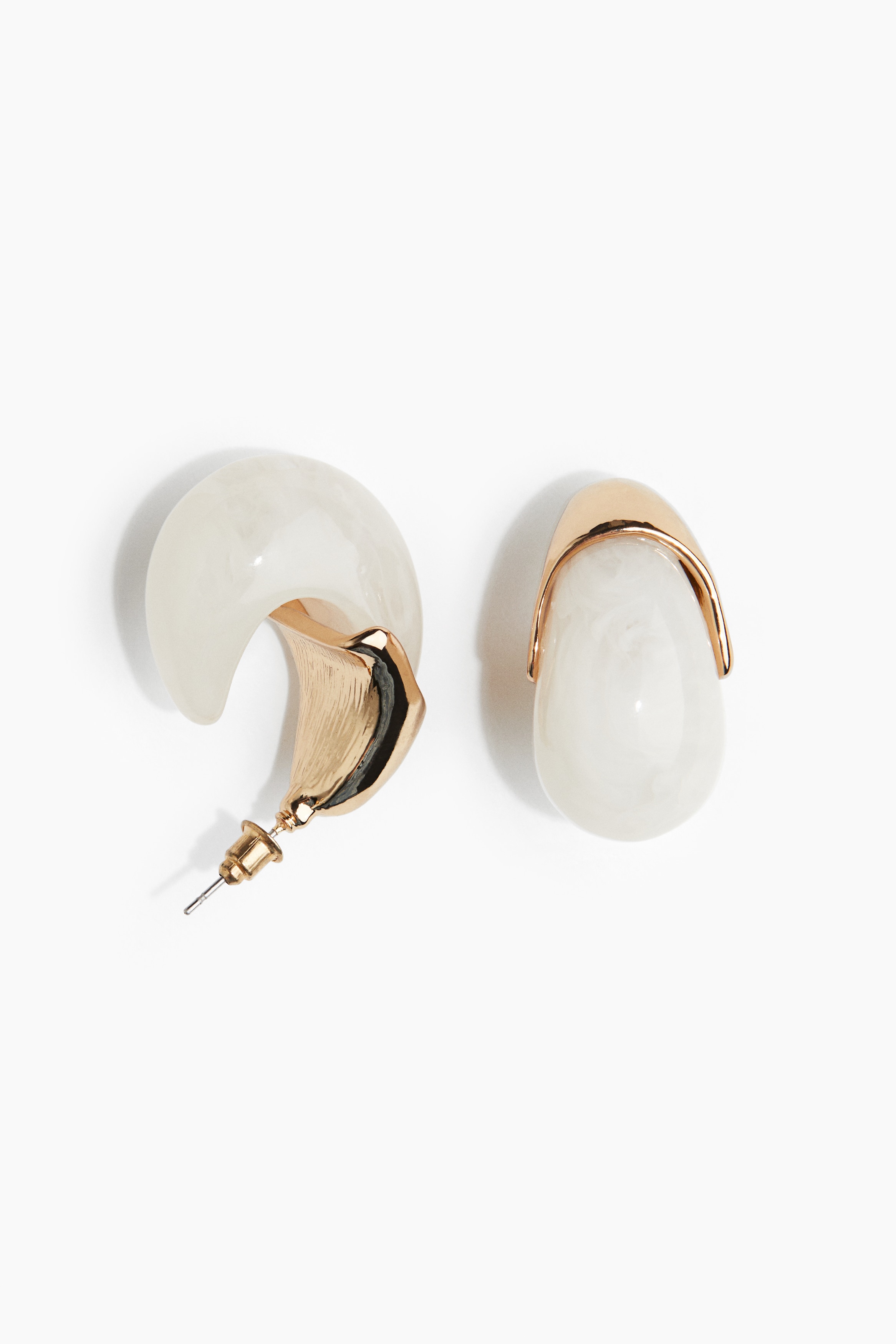 Statement hoop earrings