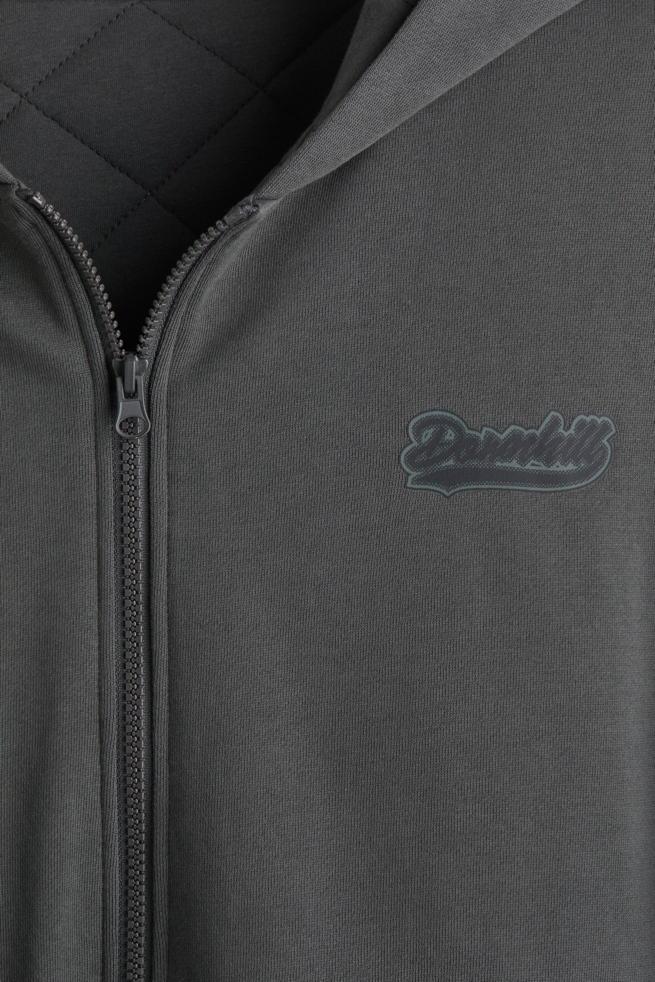 이미지 확대 보기: 집업 후디 루즈핏 - 다크 그레이/Downhill - Men | H&M KR 6