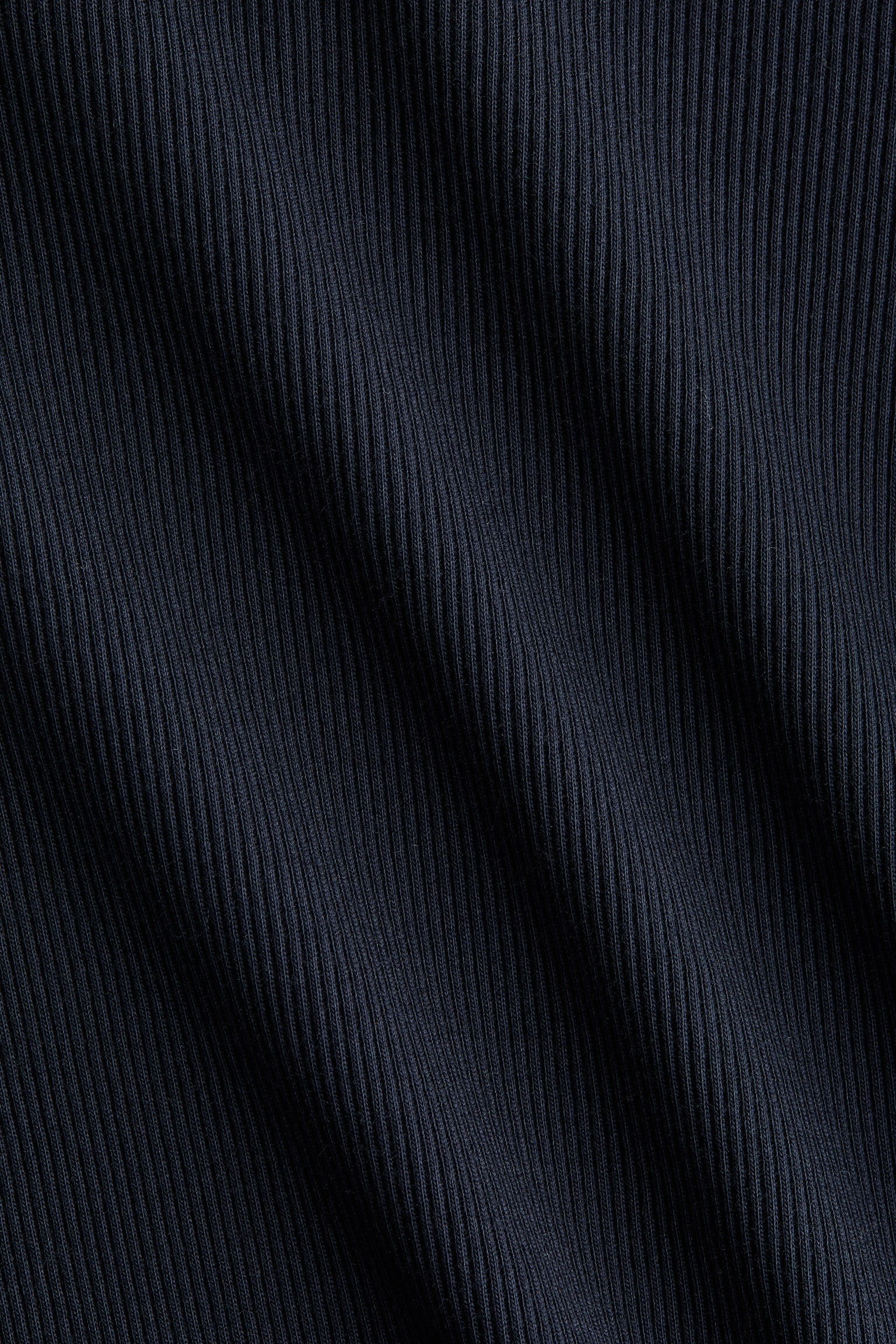 Ribbed silk-blend top - Navy blue/White/Truffle grey - 3