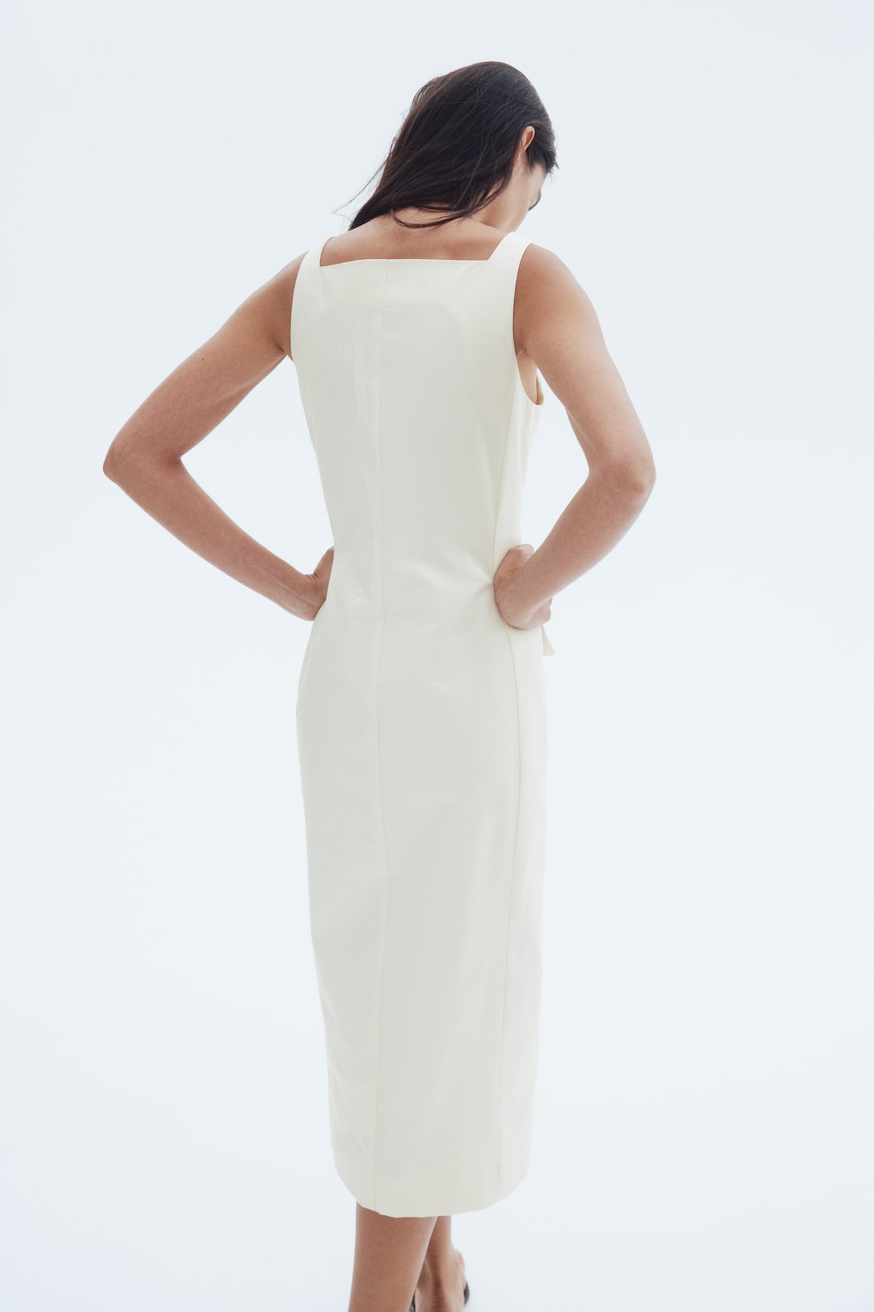 Long Button-Front Dress - image 5