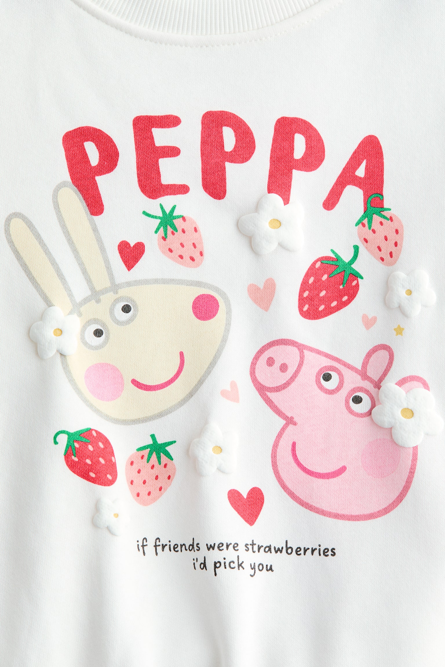 Sweatshirt com estampado - Branco/Porquinha Peppa/Cinzento claro/Lilo & Stitch/Azul claro/Hello Kitty/Creme/Hello Kitty/Lilás/Lilo & Stitch/Azul claro/Frozen/Rosa/Porquinha Peppa/Rosa/Minnie/Amarelo/Hello Kitty/Rosa/Hello Kitty/Branco/Hello Kitty/Branco/Kuromi/Branco/Minnie/Bege claro/Lilo & Stitch/Azul claro/Cinnamoroll - 2