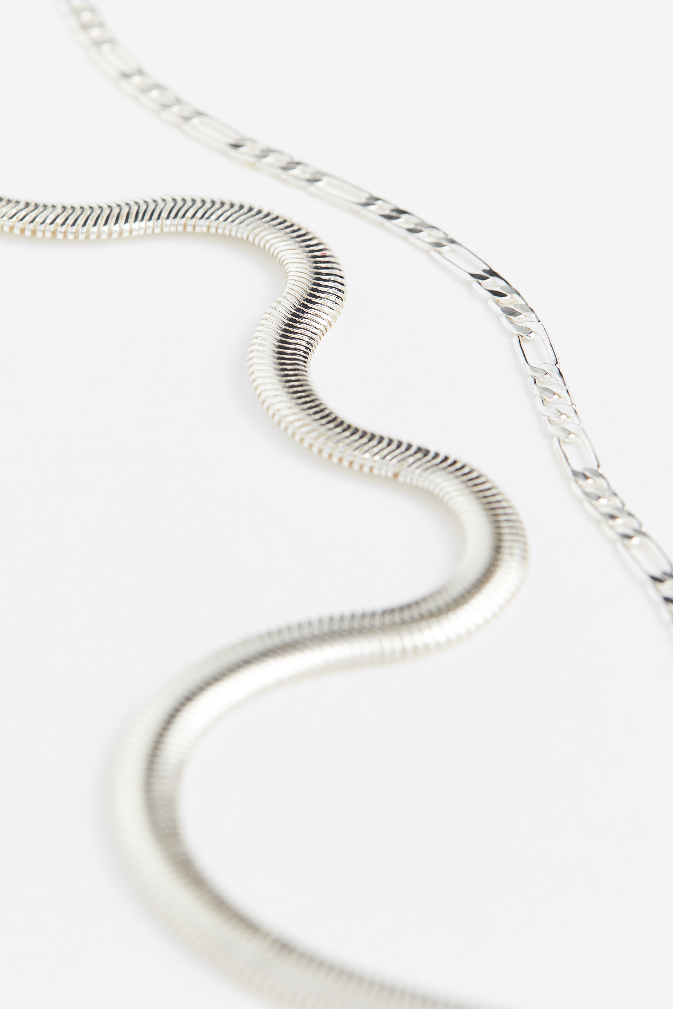 Short Double-strand Necklace - Silver-colored - Ladies | H&M US
