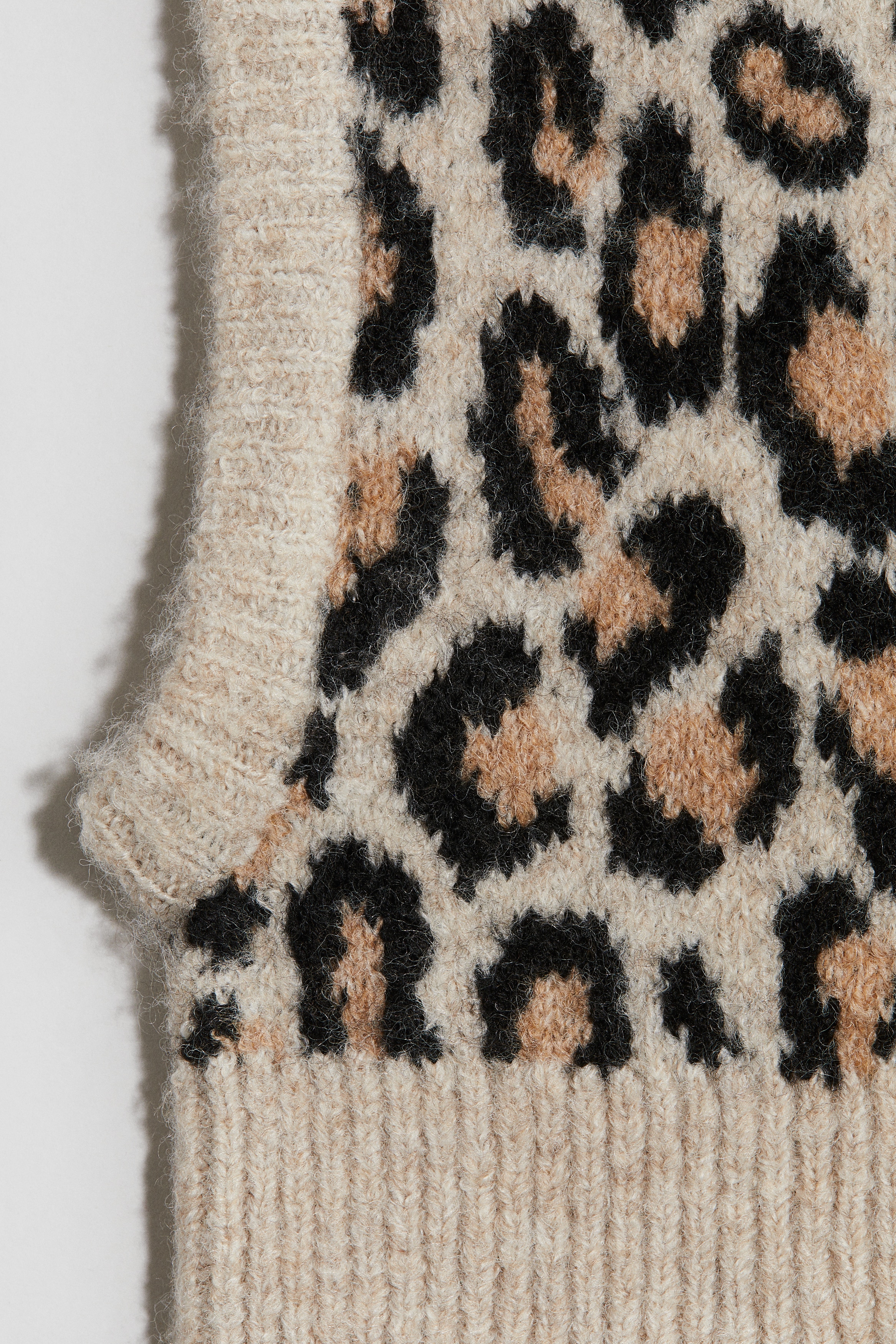 Jwanderson バラクラバニット ニットバラクラバ - ベージュ／レオパードプリント - Kids | H&M JP