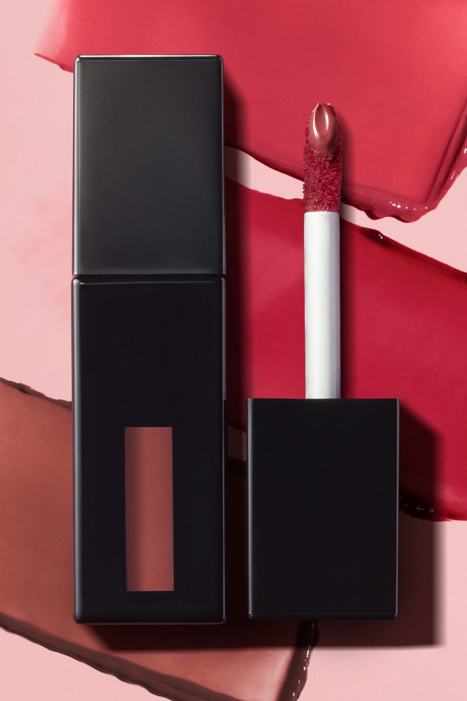 Glossy Lip Stain - Polished Peach/Pinkies Up/Rosé Rizzin’/Power Mauve/Fuchsia Fantasy/Berry Queen - 4