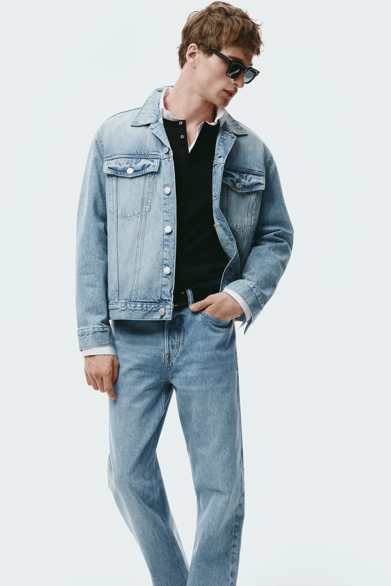 Original Straight Jeans - כחול ג'ינס בהיר/כחול ביניים/כחול ג'ינס כהה משופשף/שחור משופשף - 5