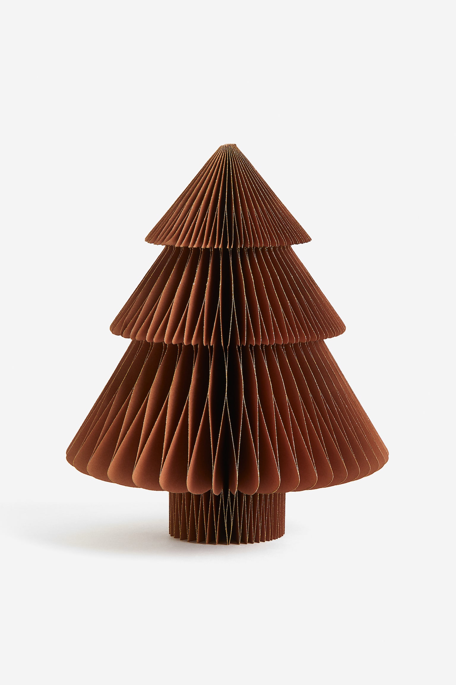 Paper Christmas Tree - Brown - 1