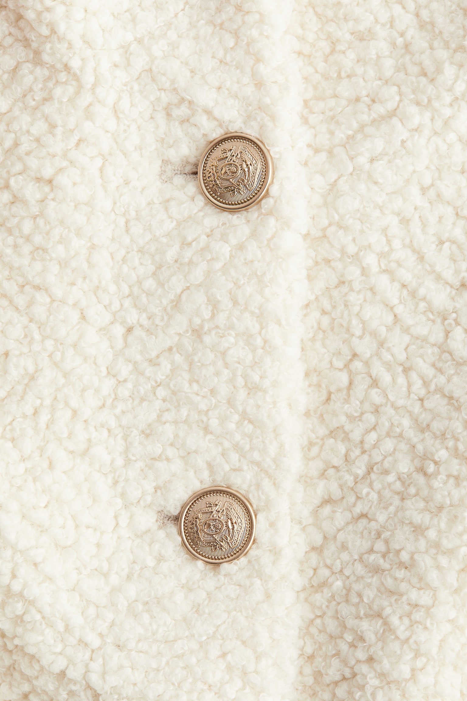 Teddy cardigan - Cream/Black/Beige - 5