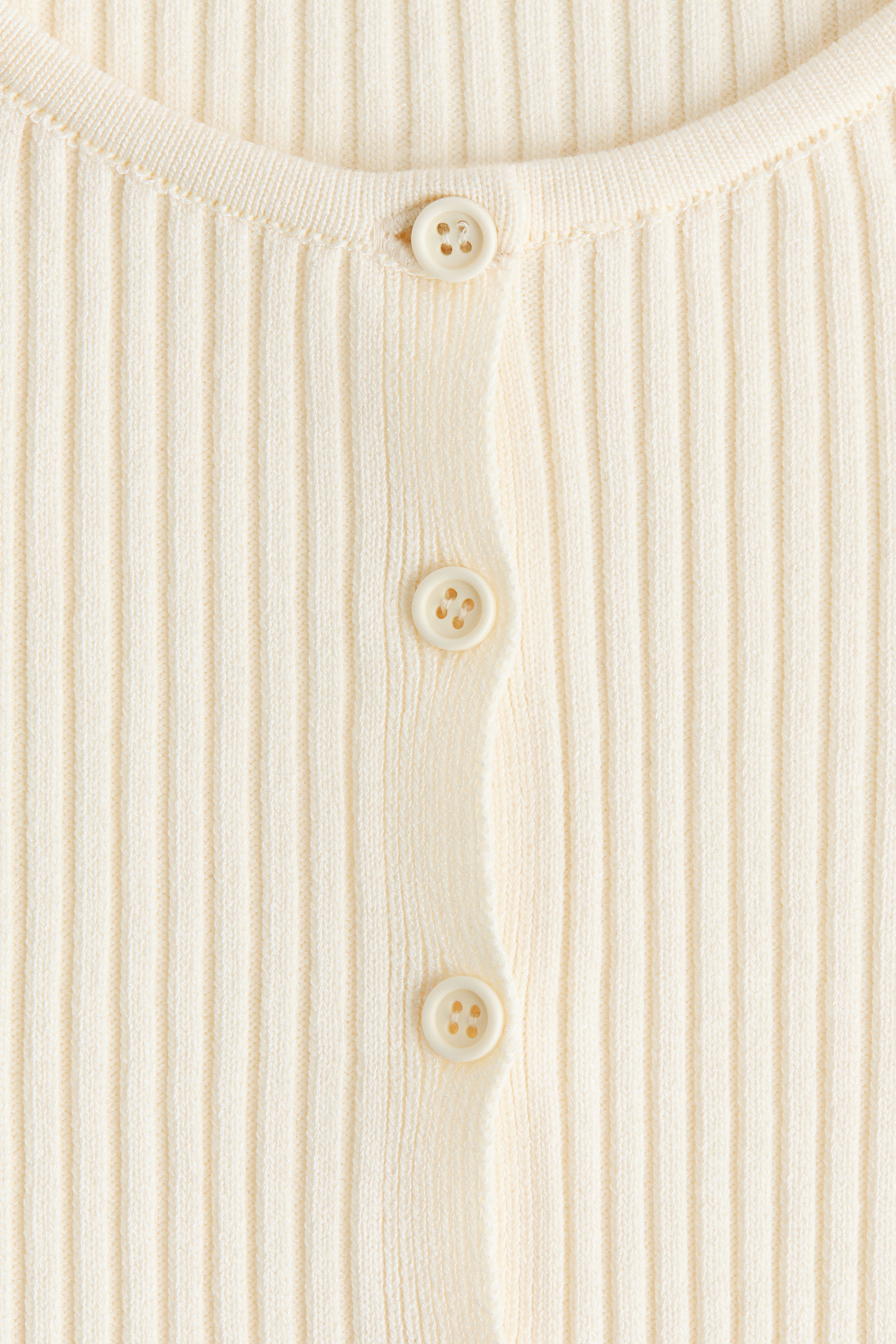 Lace-Trimmed Rib-Knit Cardigan