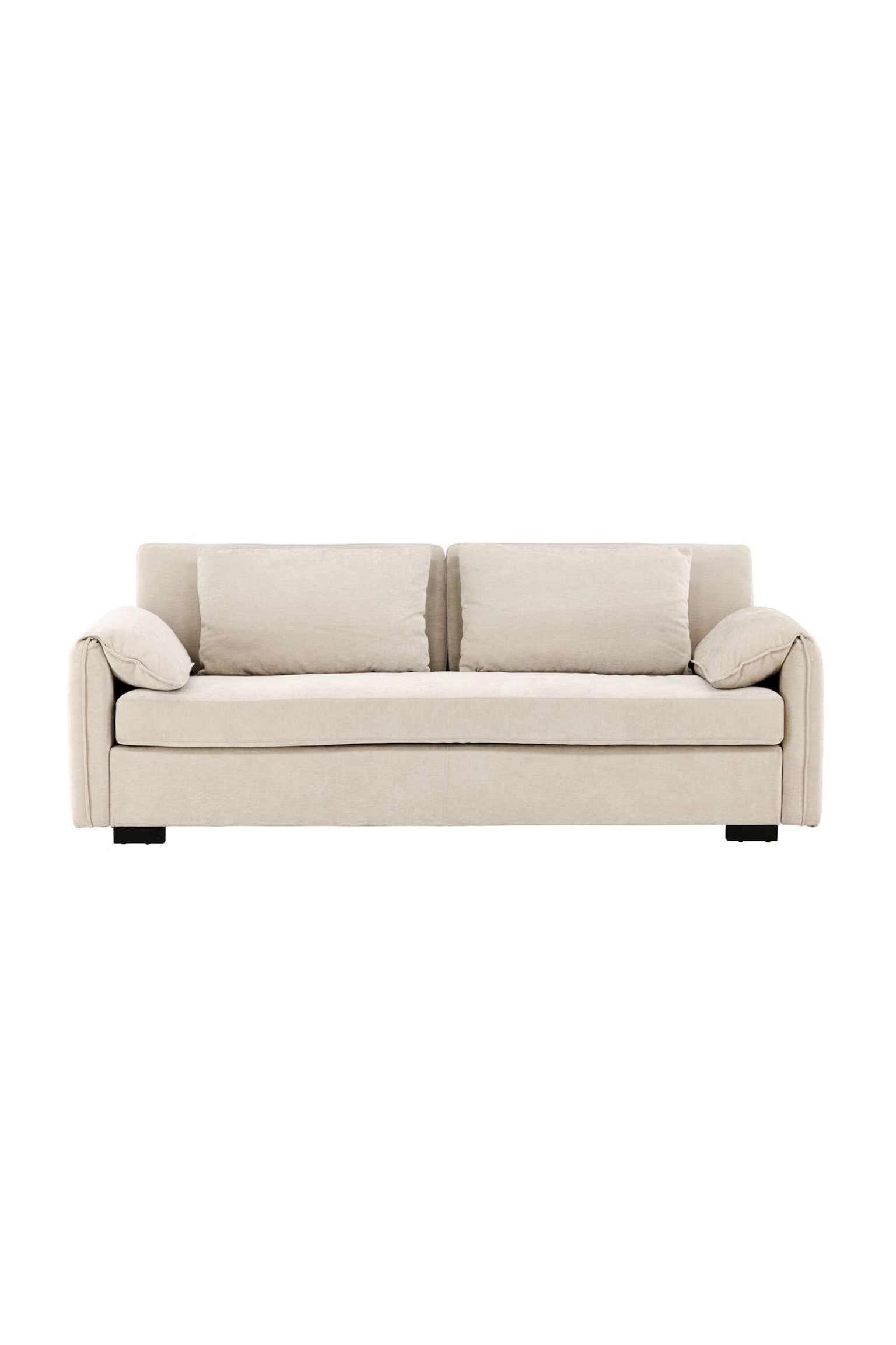 Malva 3-sits Soffa - Polyester, Beige - 1