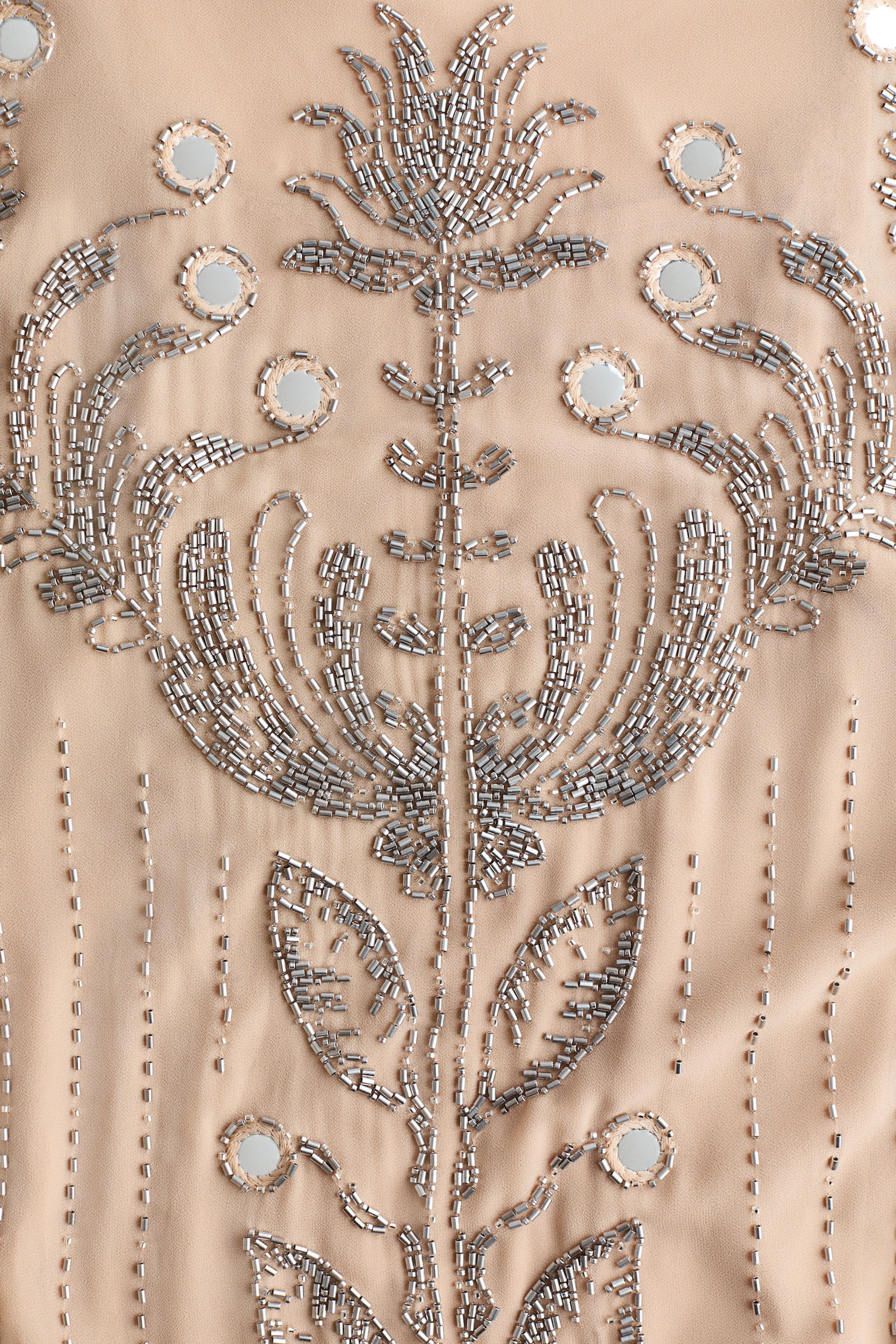 Embellished dress - Beige - 3