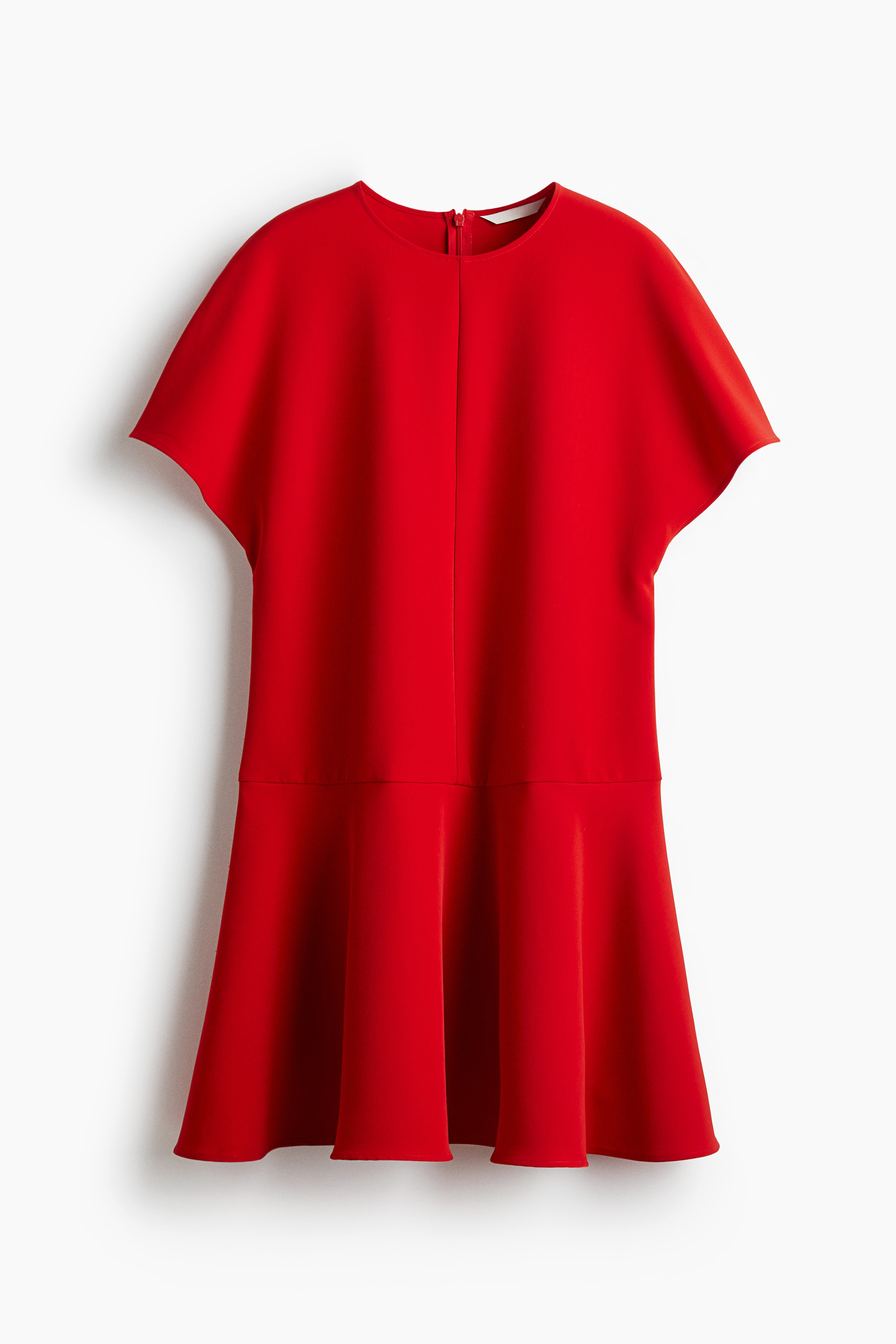 Butterfly-sleeved dress