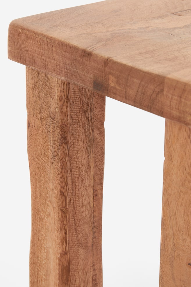 Mango wood stool - Brown/Black - 3