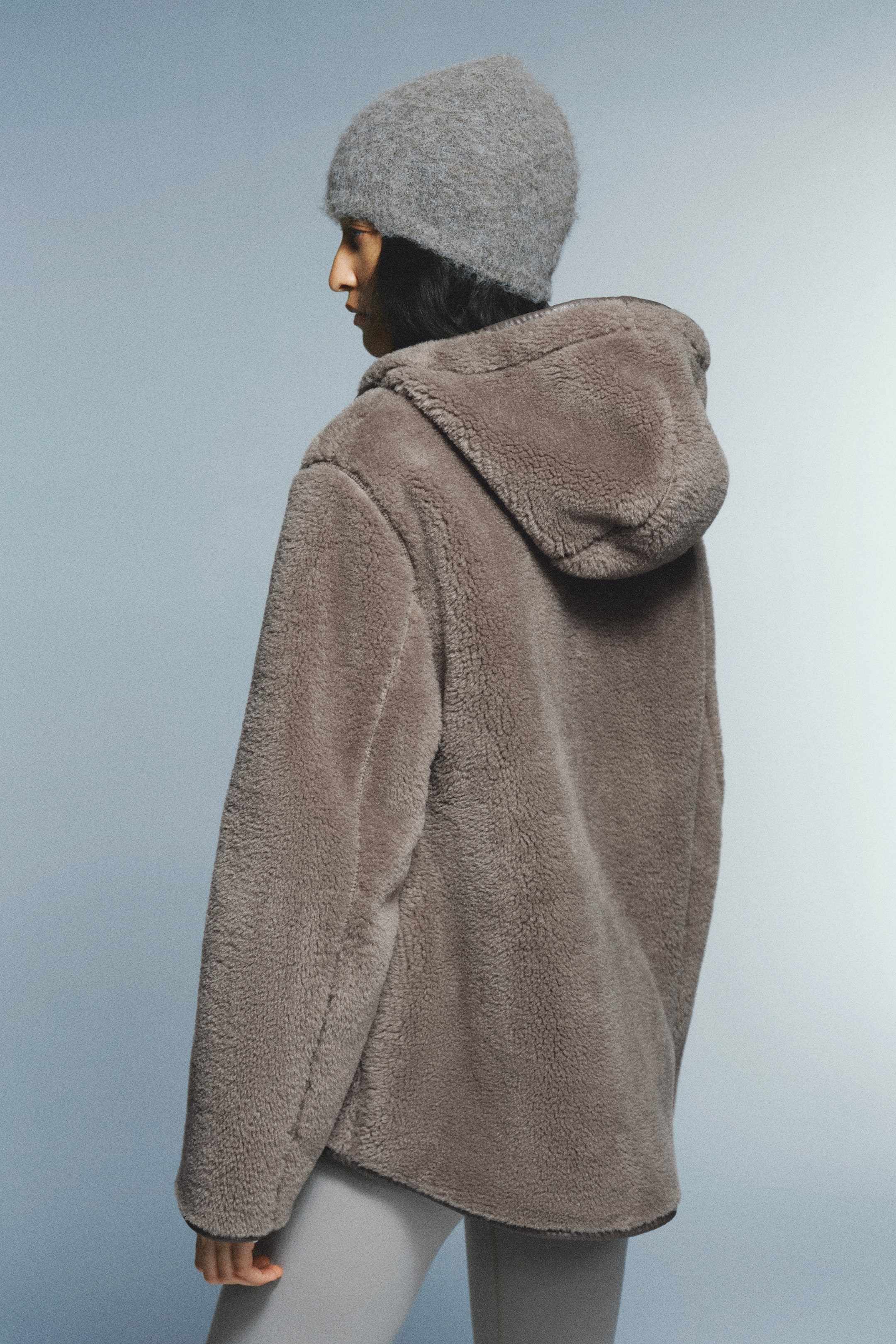 View larger image: Hooded Jacket - Dark beige - Ladies | H&M US 4