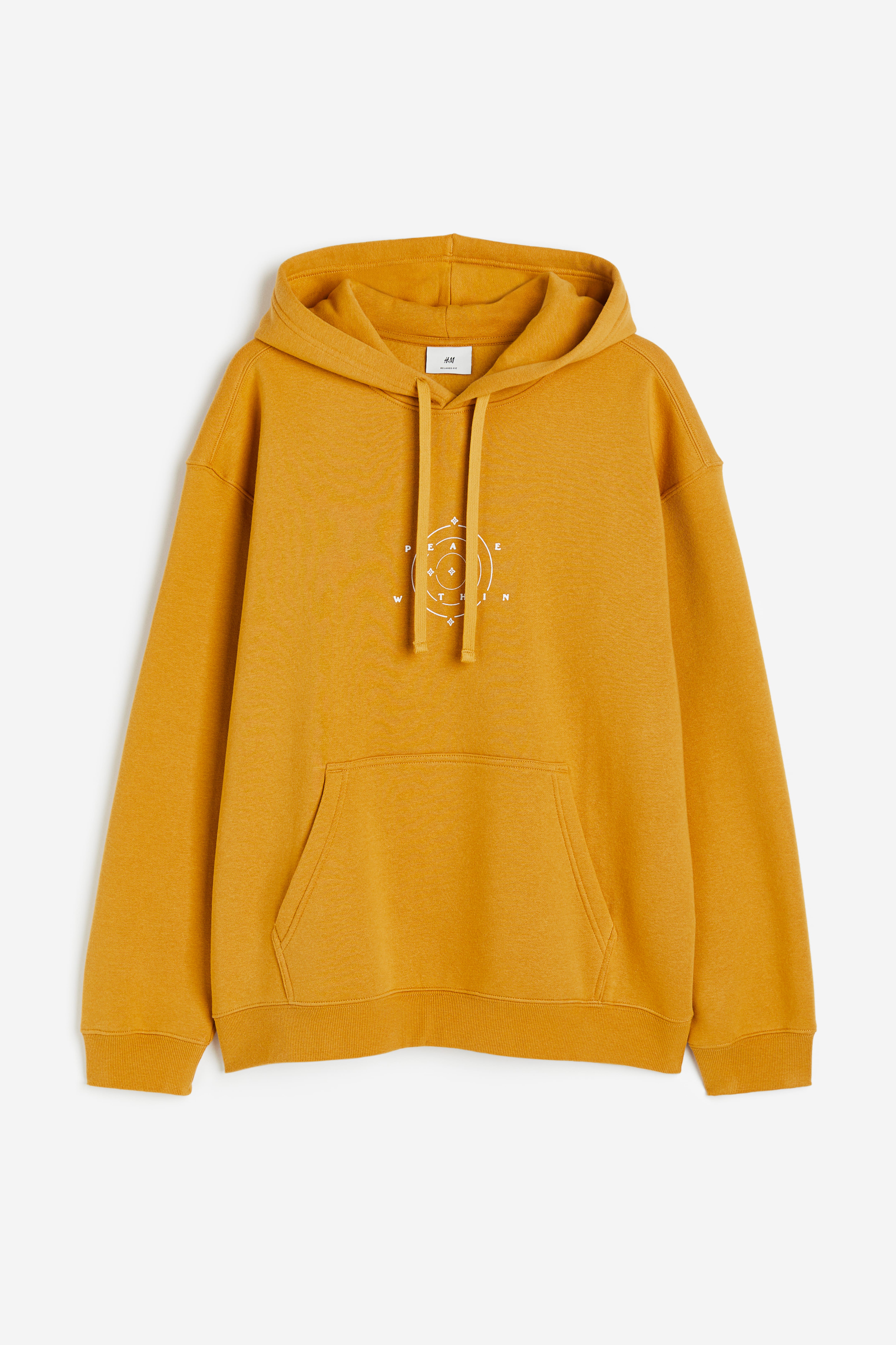 H and m yellow hoodie hotsell