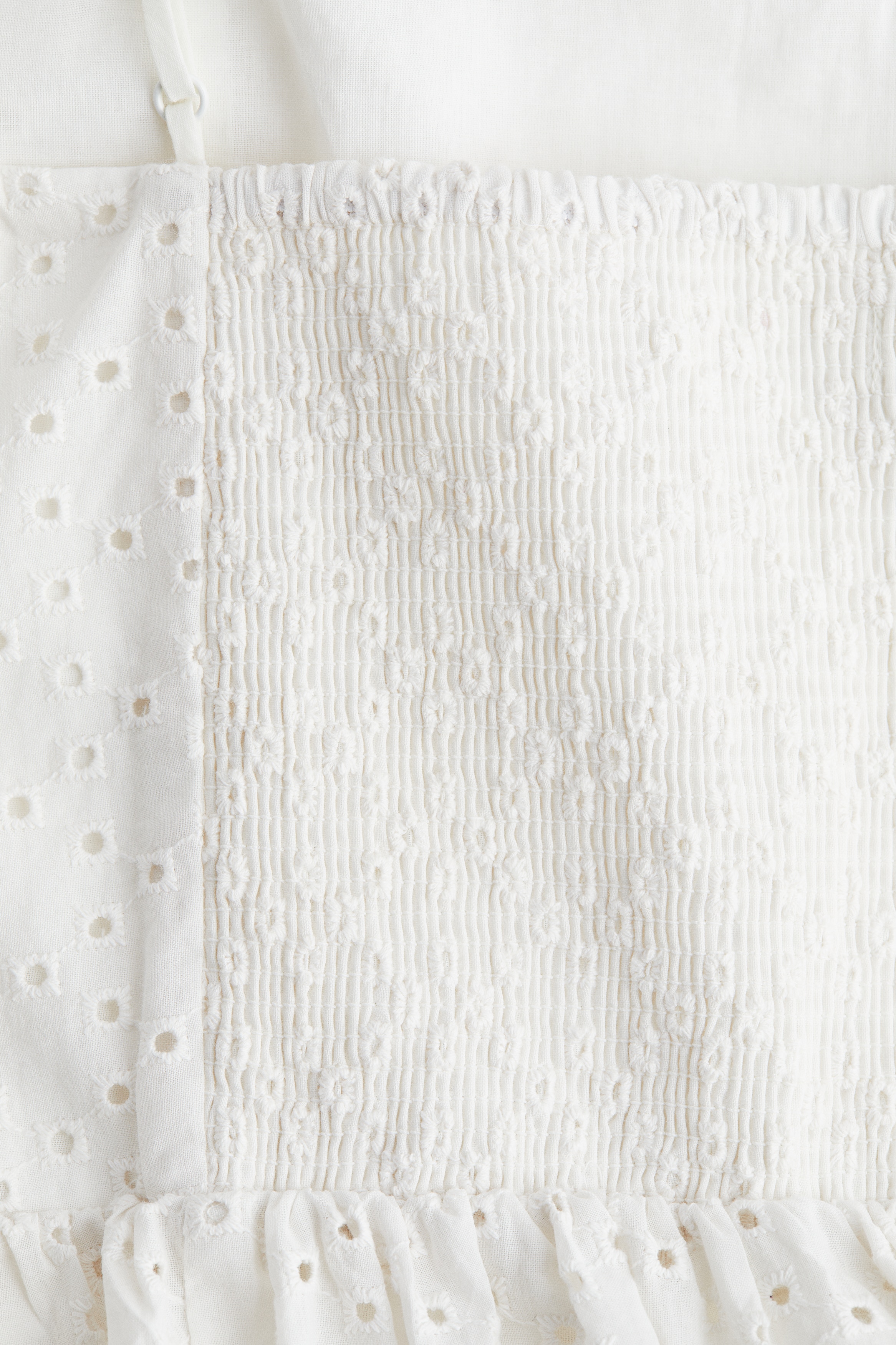 Broderie anglaise strappy dress