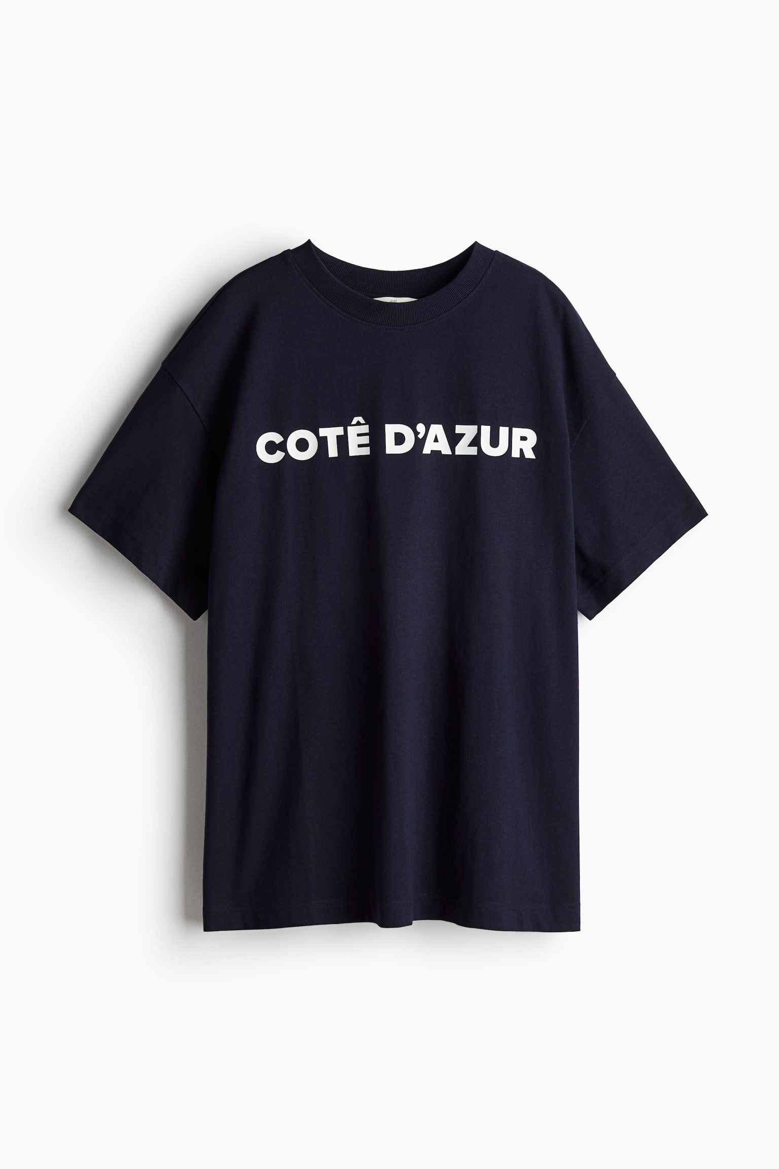 Oversized printed T-shirt - Navy blue/Côte d'Azur/White/NYC Studios/Light grey marl/Le Marais - 2