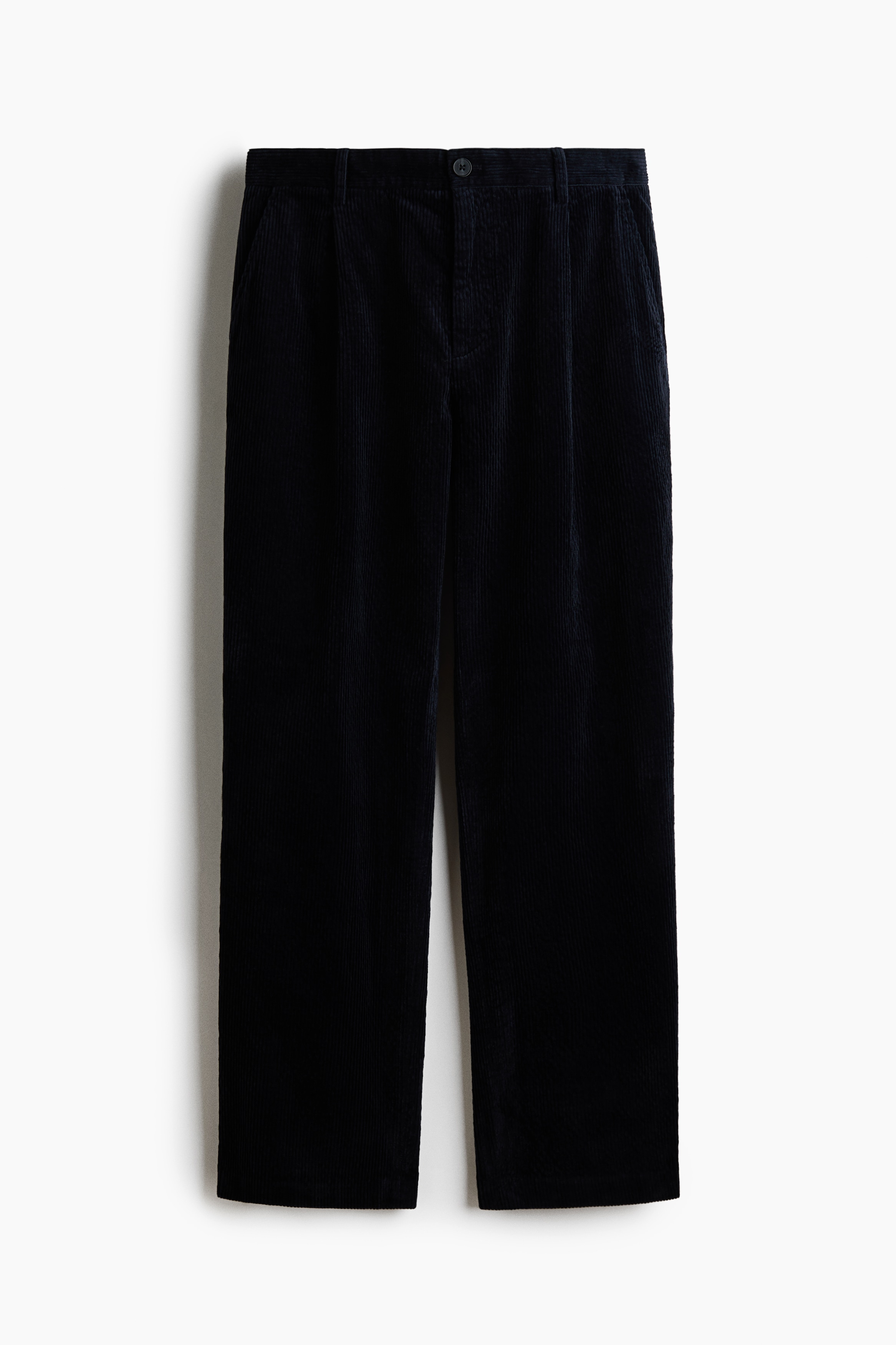 Regular Fit Corduroy trousers - Navy blue/Dark green
