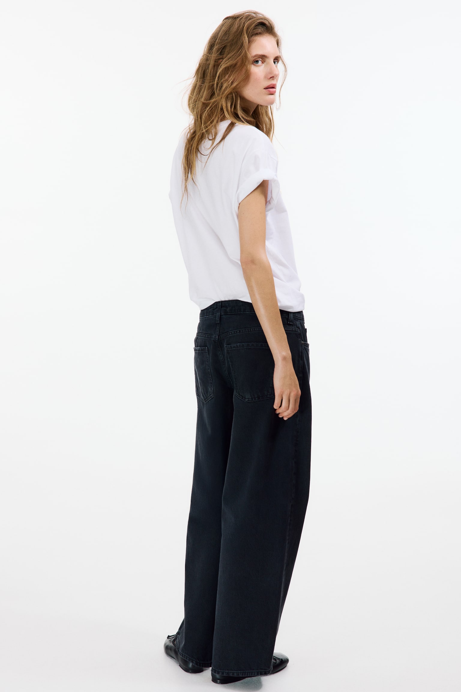 Baggy Low Waist Jeans - Preto denim/Azul denim claro/Azul denim escuro - 4