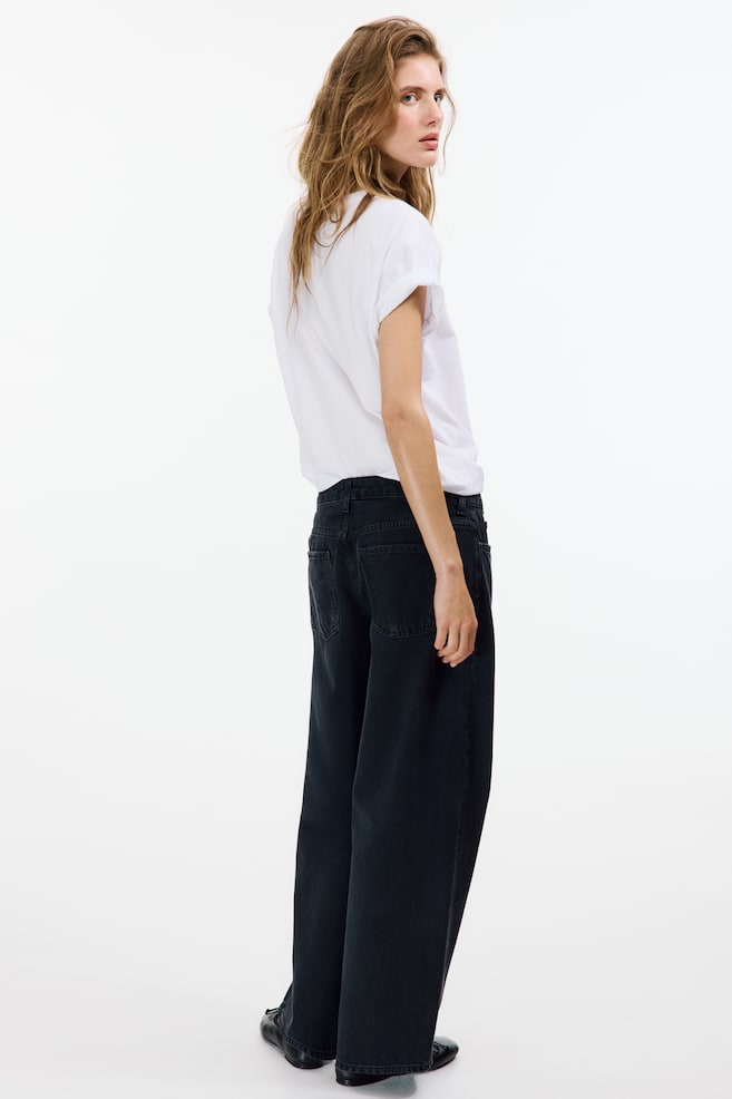 Baggy Low Waist Jeans - Denim black/Light denim blue/Dark denim blue - 4