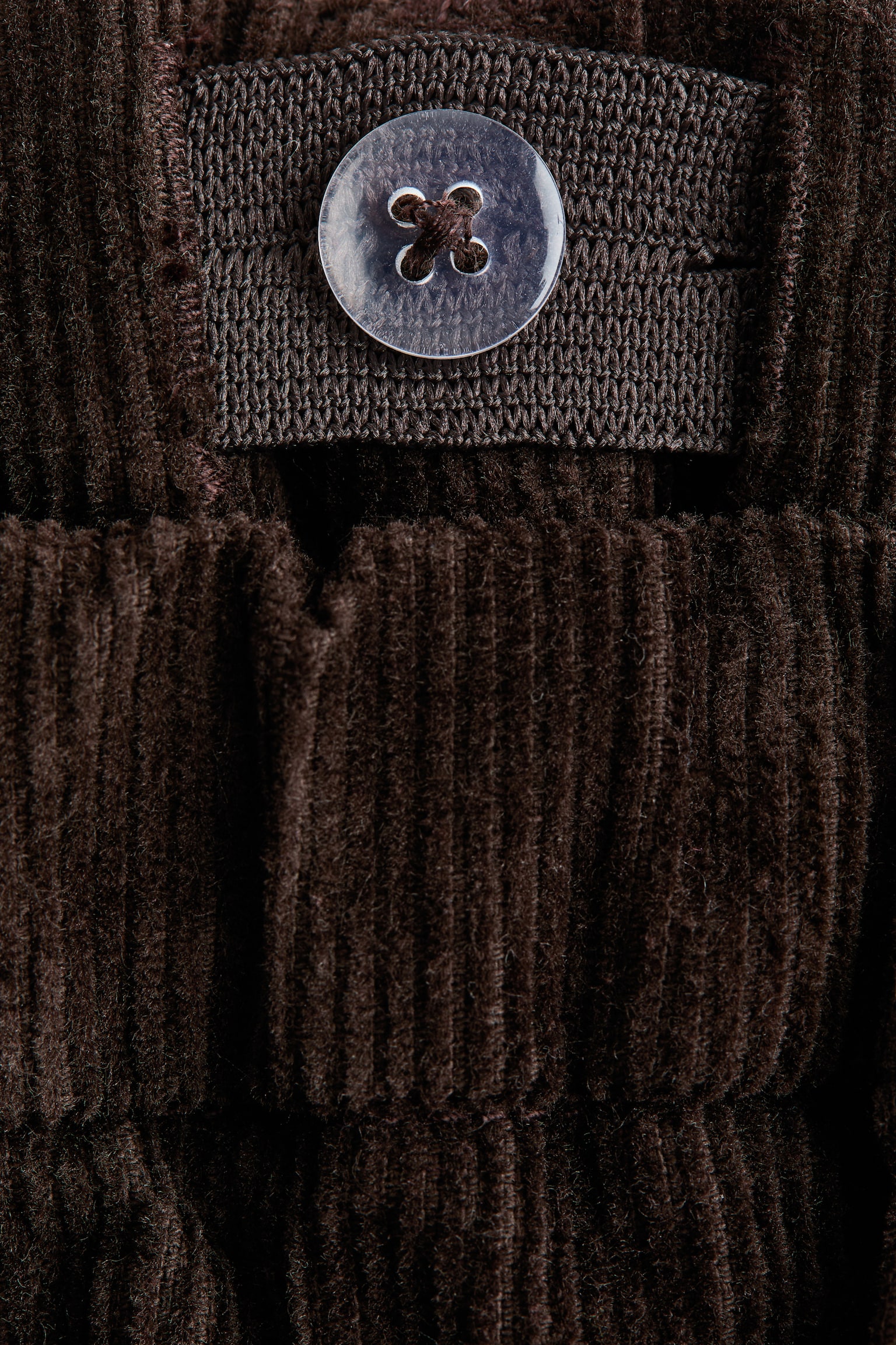 Детские брюки H&M Cotton Corduroy, цвет: Коричневый — фото 2